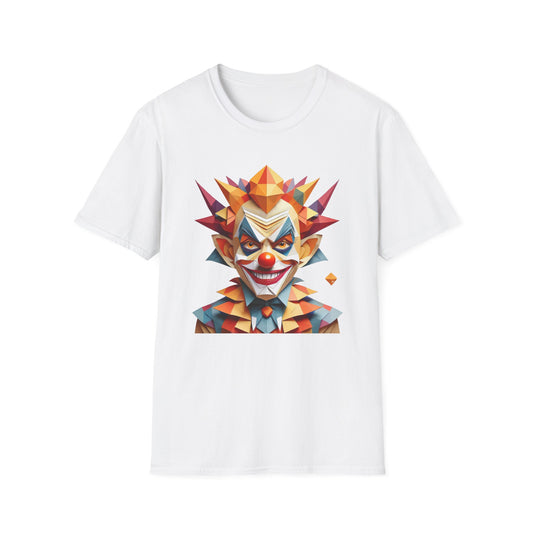 Clown Shirt, T Shirt with Clown, Funny Man Shirt, Tee Shirt with Funny Man, Circus Shirt, Shirt with Circus, Scary Man Shirt, Shirt with Scary Man