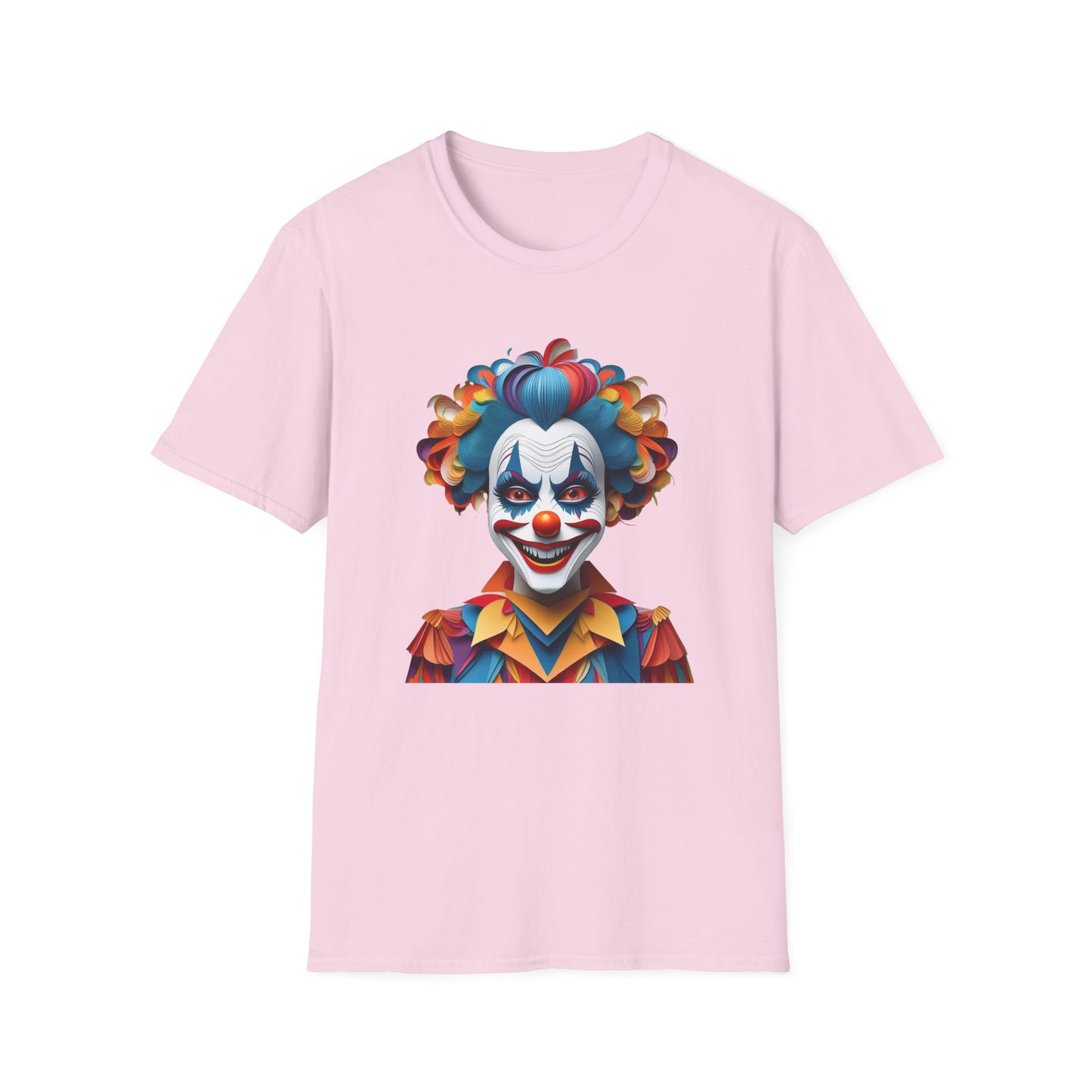 Clown Shirt, T Shirt with Clown, Funny Man Shirt, Tee Shirt with Funny Man, Circus Shirt, Shirt with Circus, Scary Man Shirt, Shirt with Scary Man