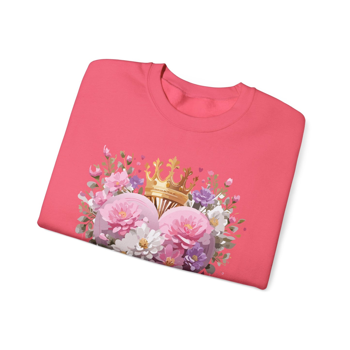 Floral Heart Sweatshirt, Floral Love Sweatshirt, Valentine's Day Sweatshirt, Heart Floral Sweatshirt