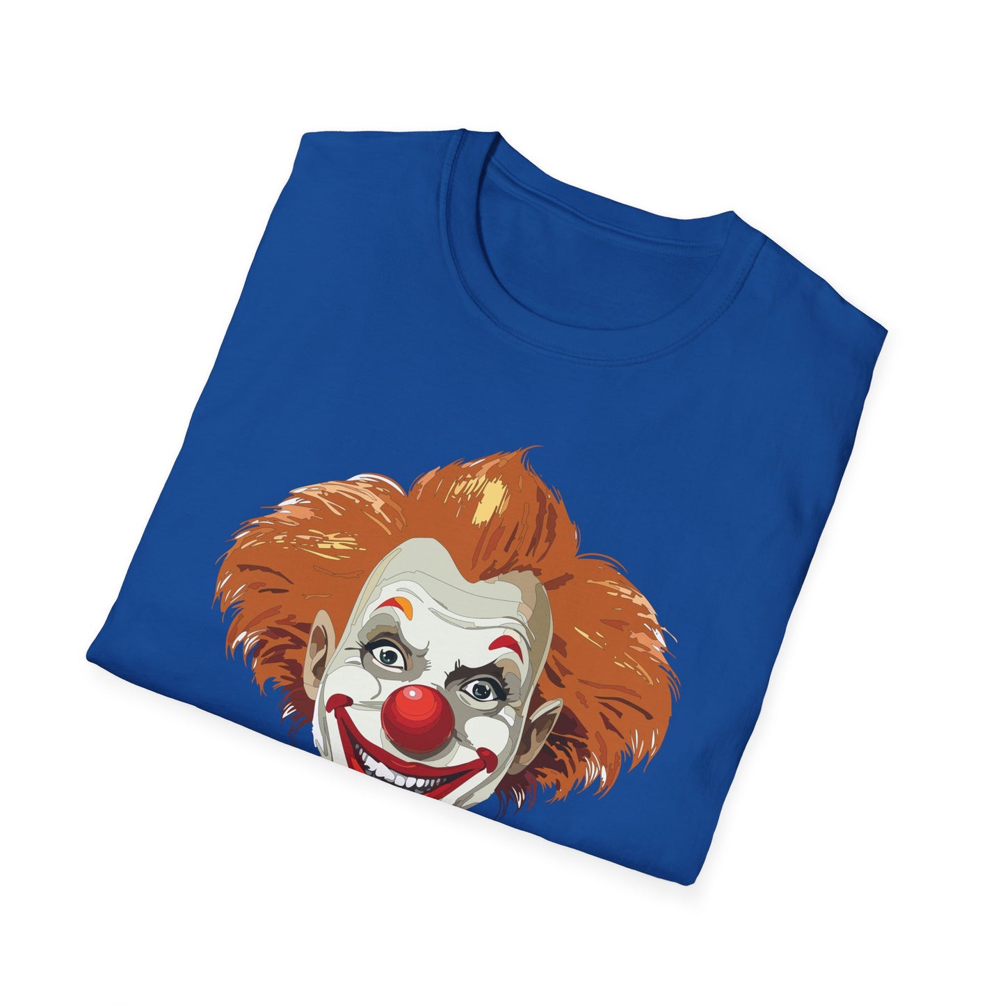 Clown Shirt, T Shirt with Clown, Funny Man Shirt, Tee Shirt with Funny Man, Circus Shirt, Shirt with Circus, Scary Man Shirt, Shirt with Scary Man