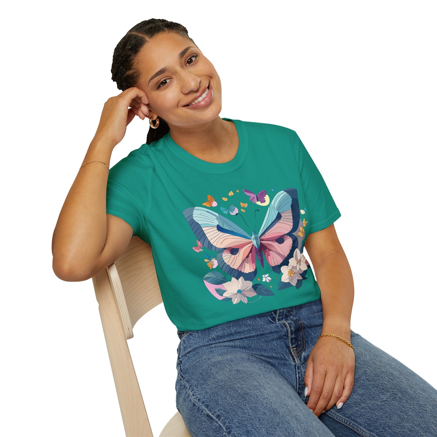 Butterfly Shirt, T Shirt with Butterfly, Monarch Shirt