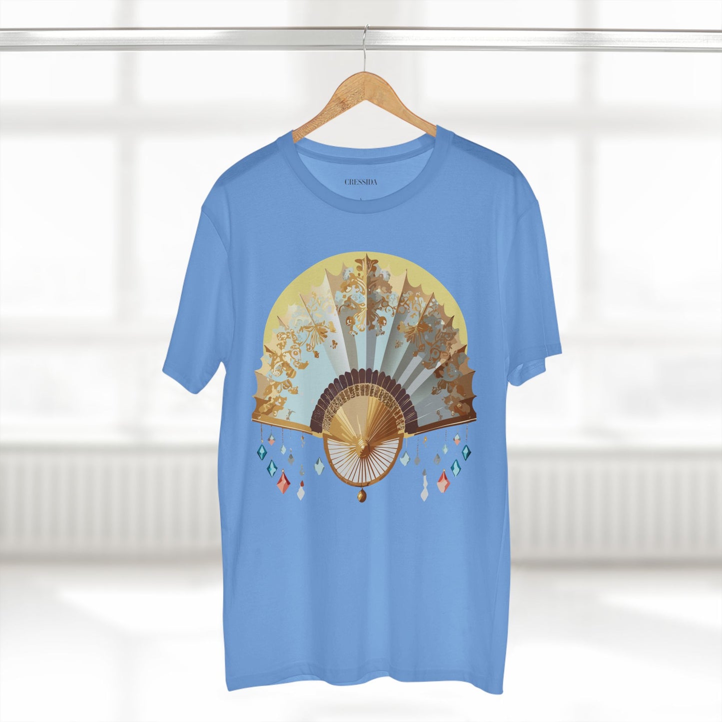 Fan shirt, Shirt with Fan, Tee Shirt with Antique Fan