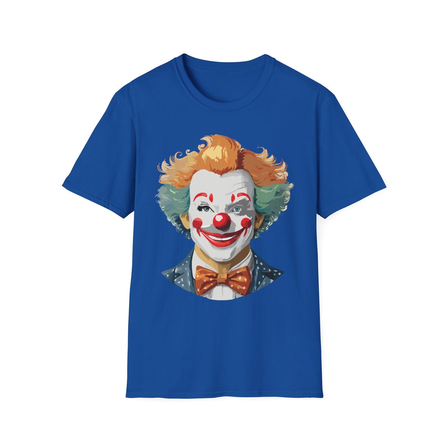 Clown Shirt, T Shirt with Clown, Funny Man Shirt, Tee Shirt with Funny Man, Circus Shirt, Shirt with Circus, Scary Man Shirt, Shirt with Scary Man