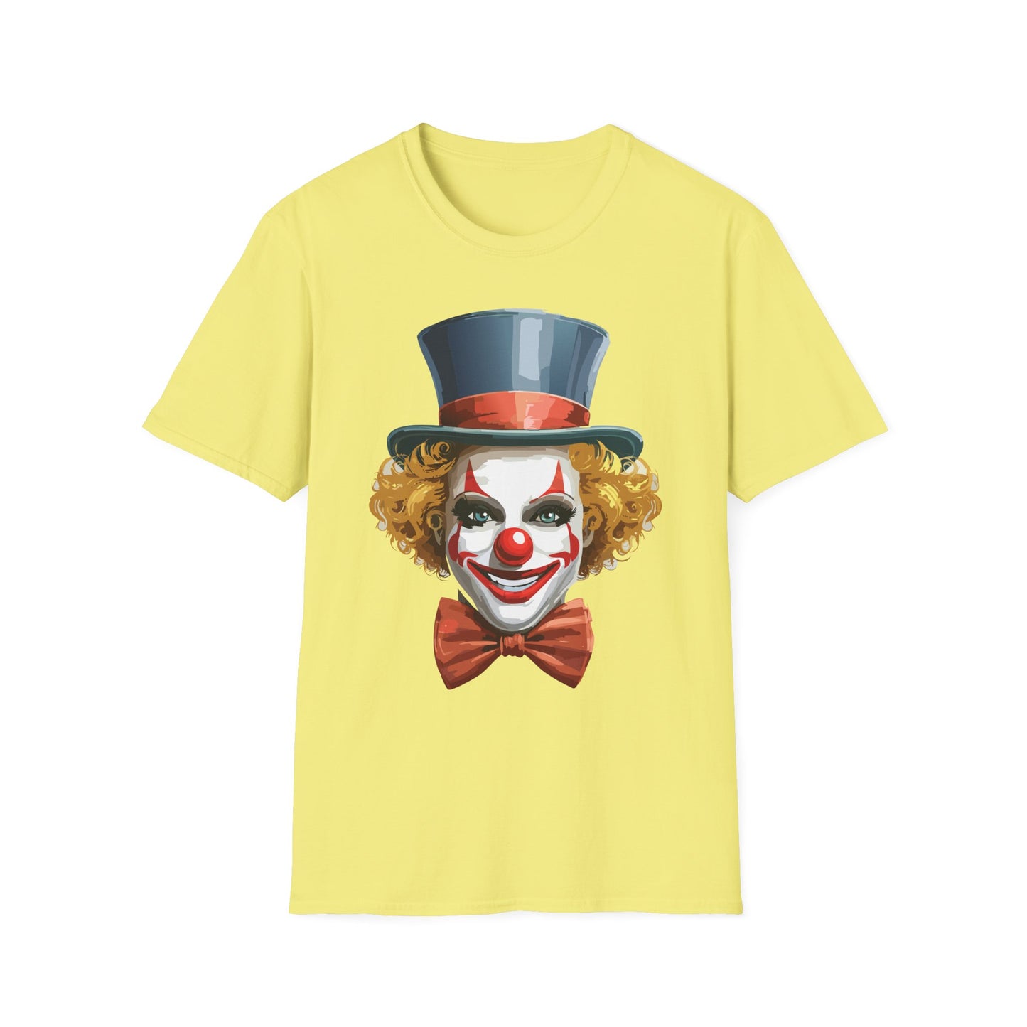 Clown Shirt, T Shirt with Clown, Funny Man Shirt, Tee Shirt with Funny Man, Circus Shirt, Shirt with Circus, Scary Man Shirt, Shirt with Scary Man