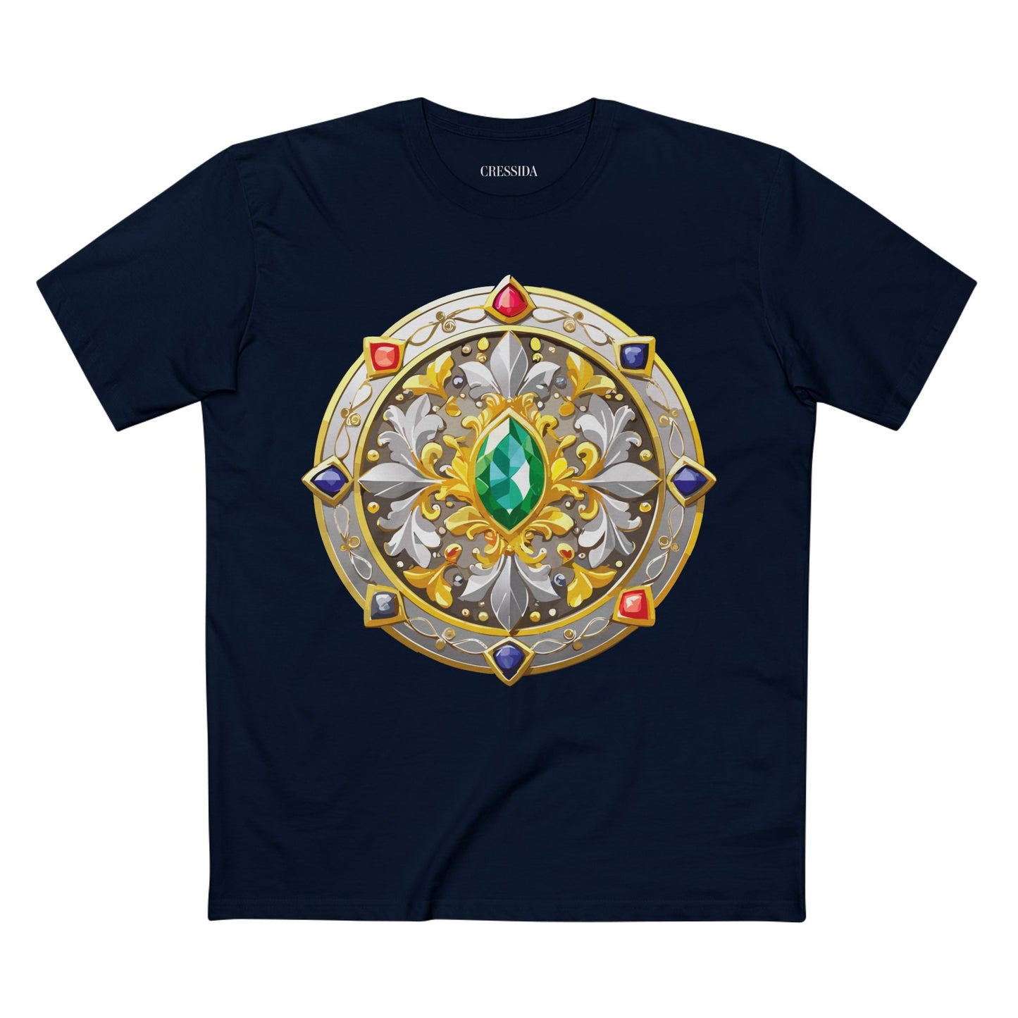 Medallion Shirt, Shirt with Medallion, Tee Shirt with Medal