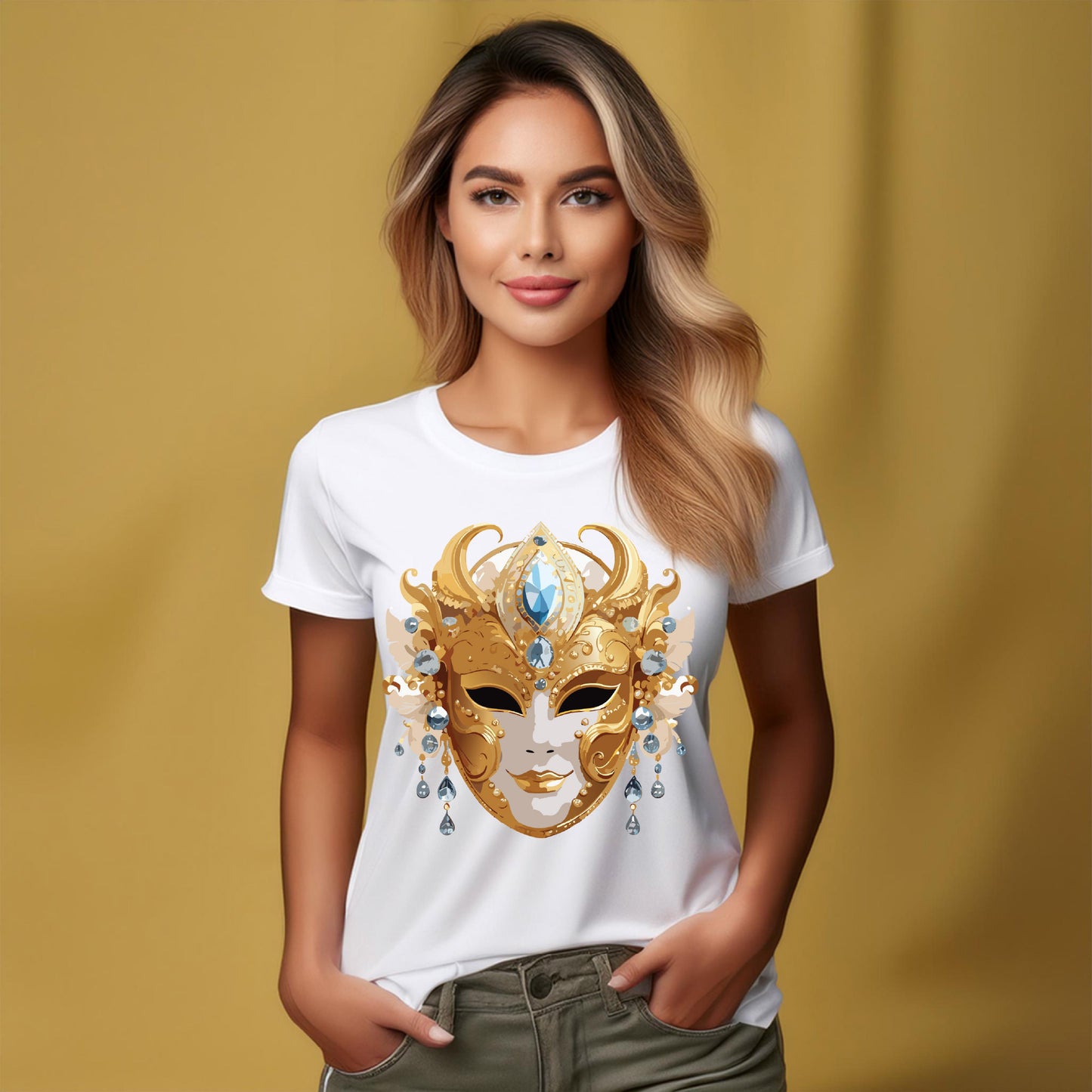 Mask Shirt, Shirt with Mask