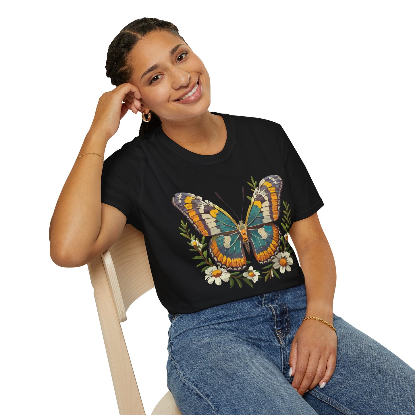 Butterfly Shirt, T Shirt with Butterfly, Monarch Shirt