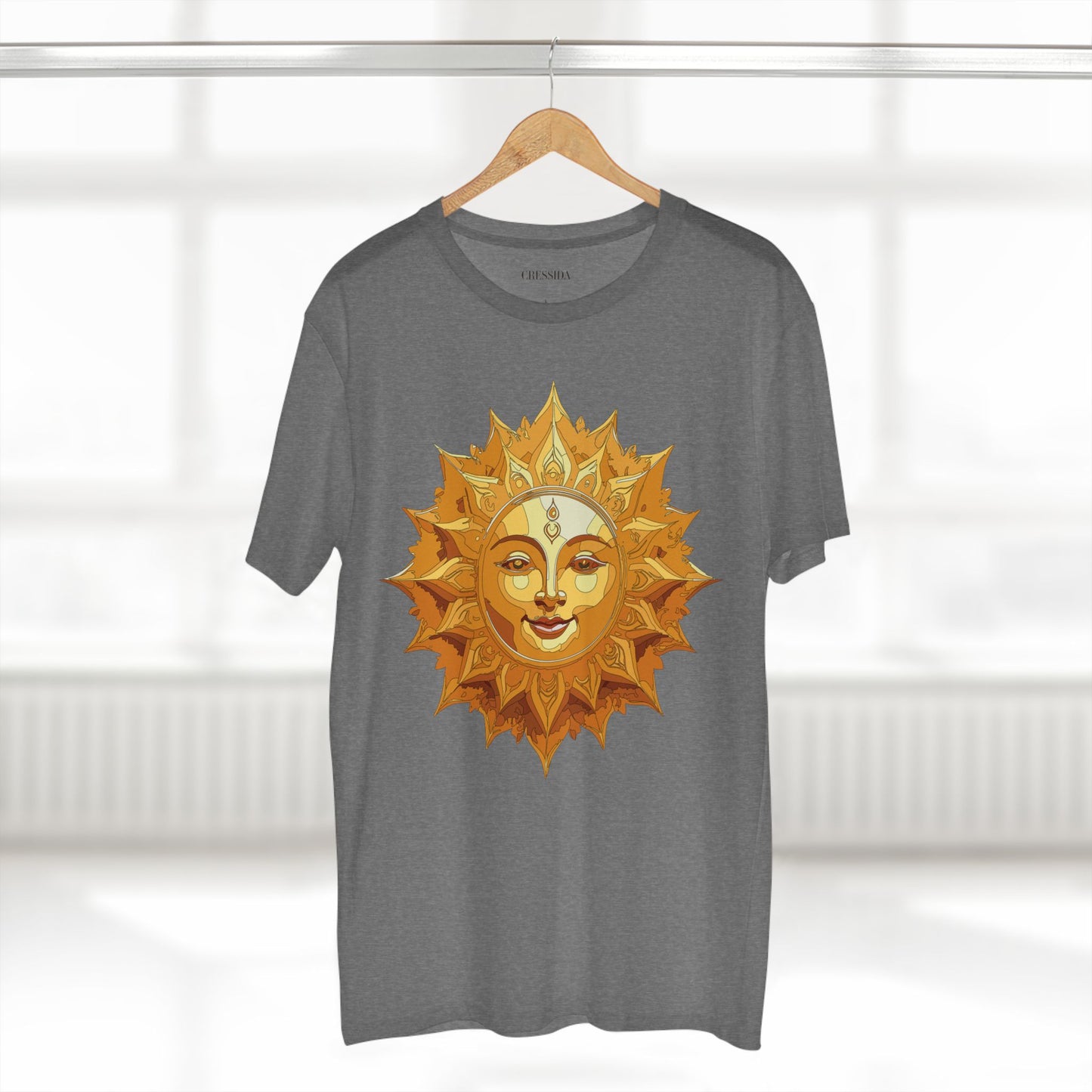 Sun Shirt, Shirt with Sun, Tee Shirt with Gold Sun