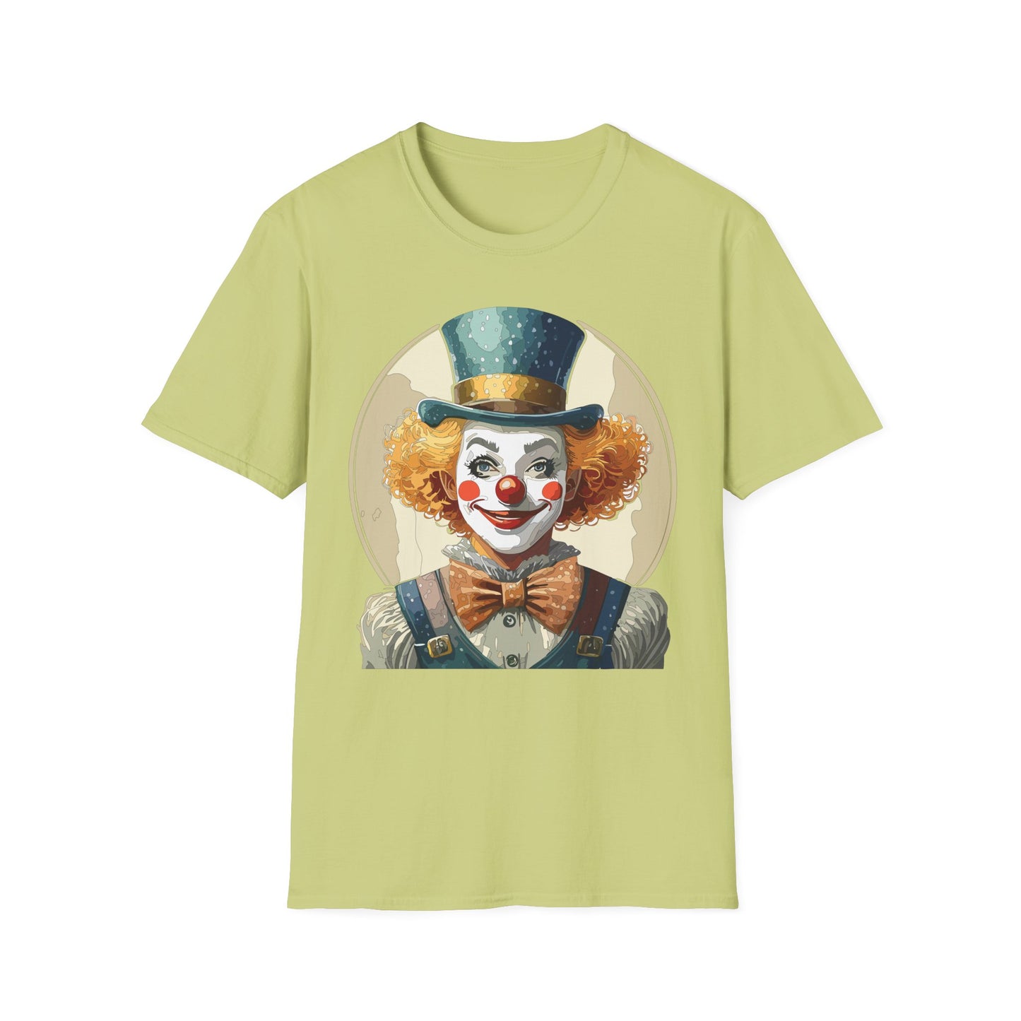 Clown Shirt, T Shirt with Clown, Funny Man Shirt, Tee Shirt with Funny Man, Circus Shirt, Shirt with Circus, Scary Man Shirt, Shirt with Scary Man