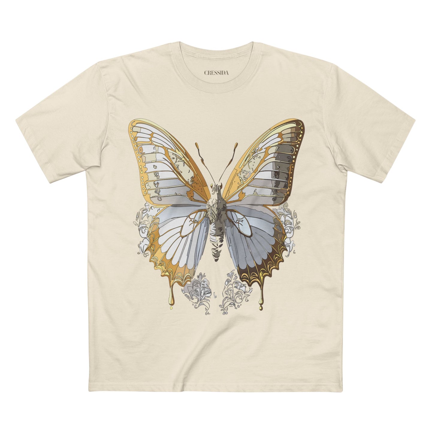 Butterfly shirt, Shirt with Butterfly, Tee Shirt with Antique Butterfly