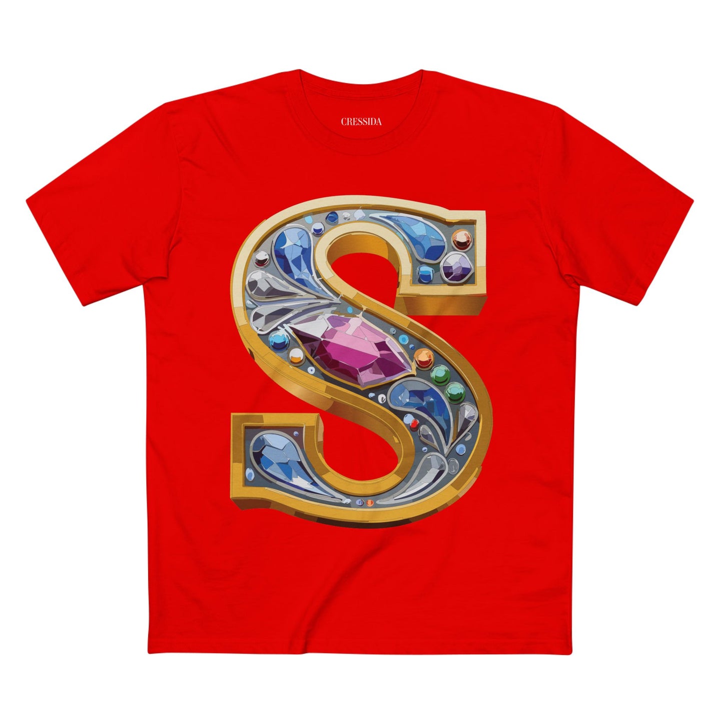 Letter Shirt, Shirt with Letters, Tee Shirt with Gold Letters