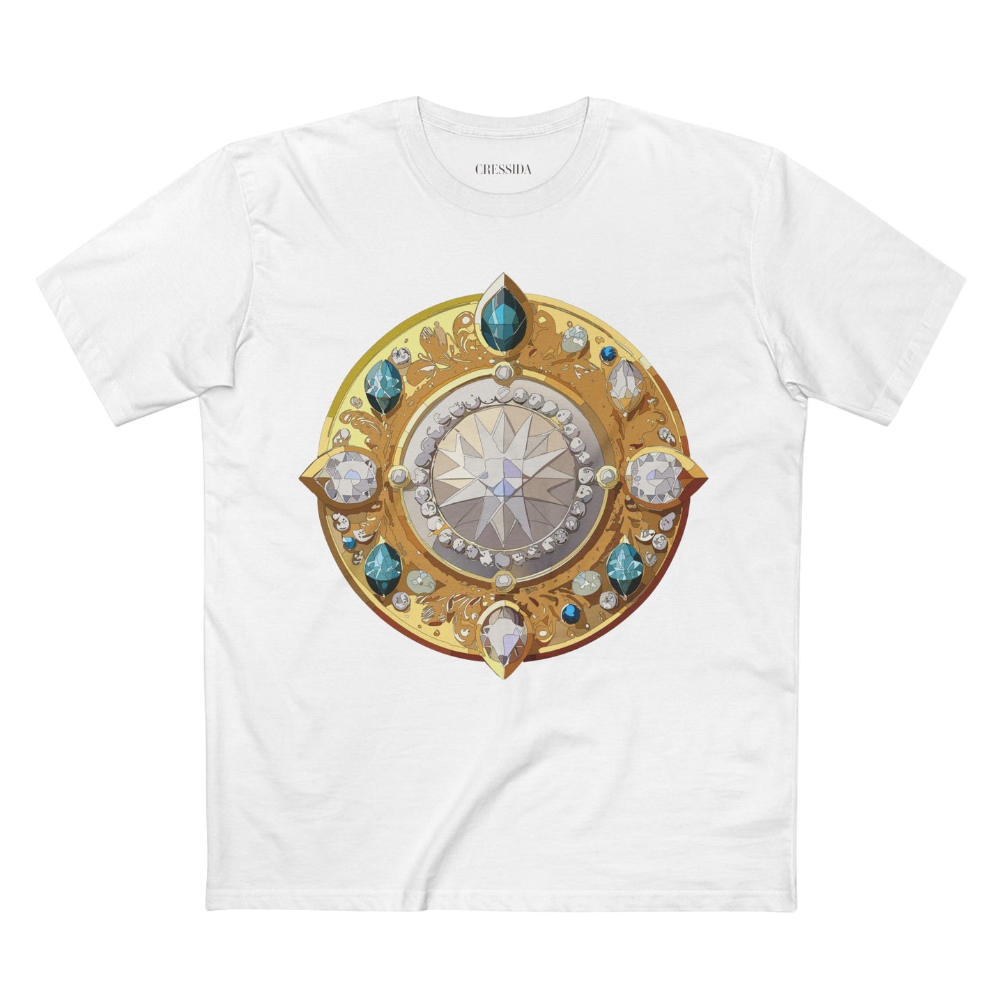 Medallion Shirt, Shirt with Medallion, Tee Shirt with Medal
