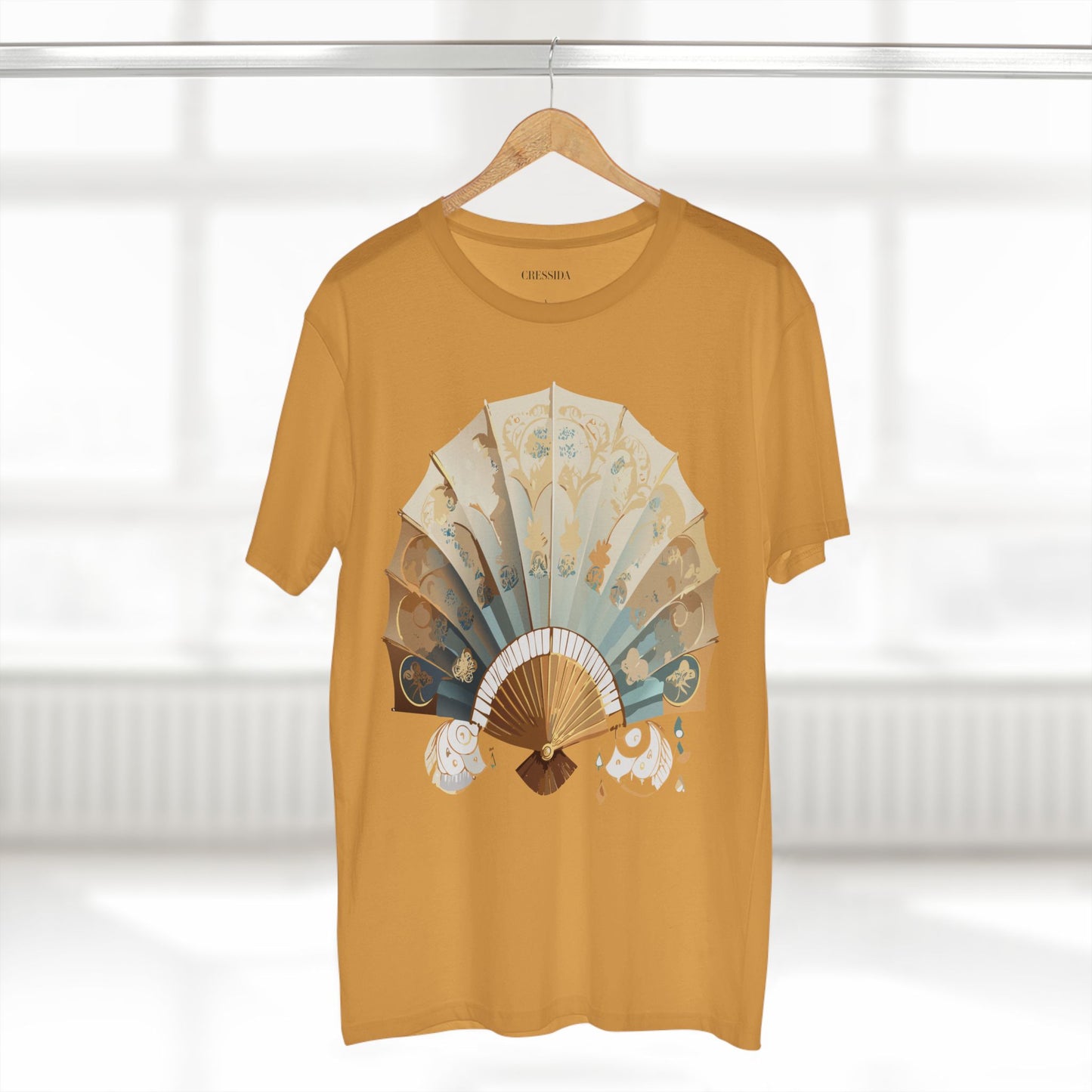 Fan shirt, Shirt with Fan, Tee Shirt with Antique Fan