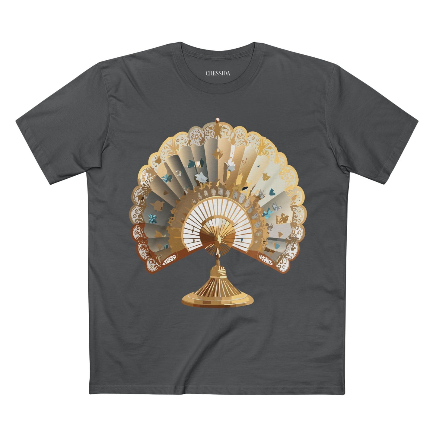 Fan shirt, Shirt with Fan, Tee Shirt with Antique Fan
