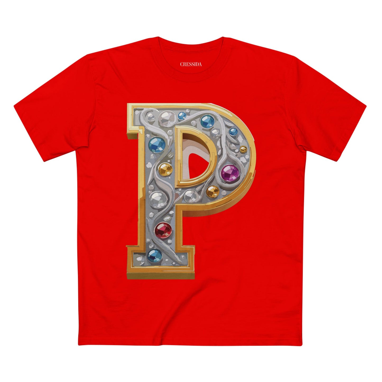 Letter Shirt, Shirt with Letters, Tee Shirt with Gold Letters