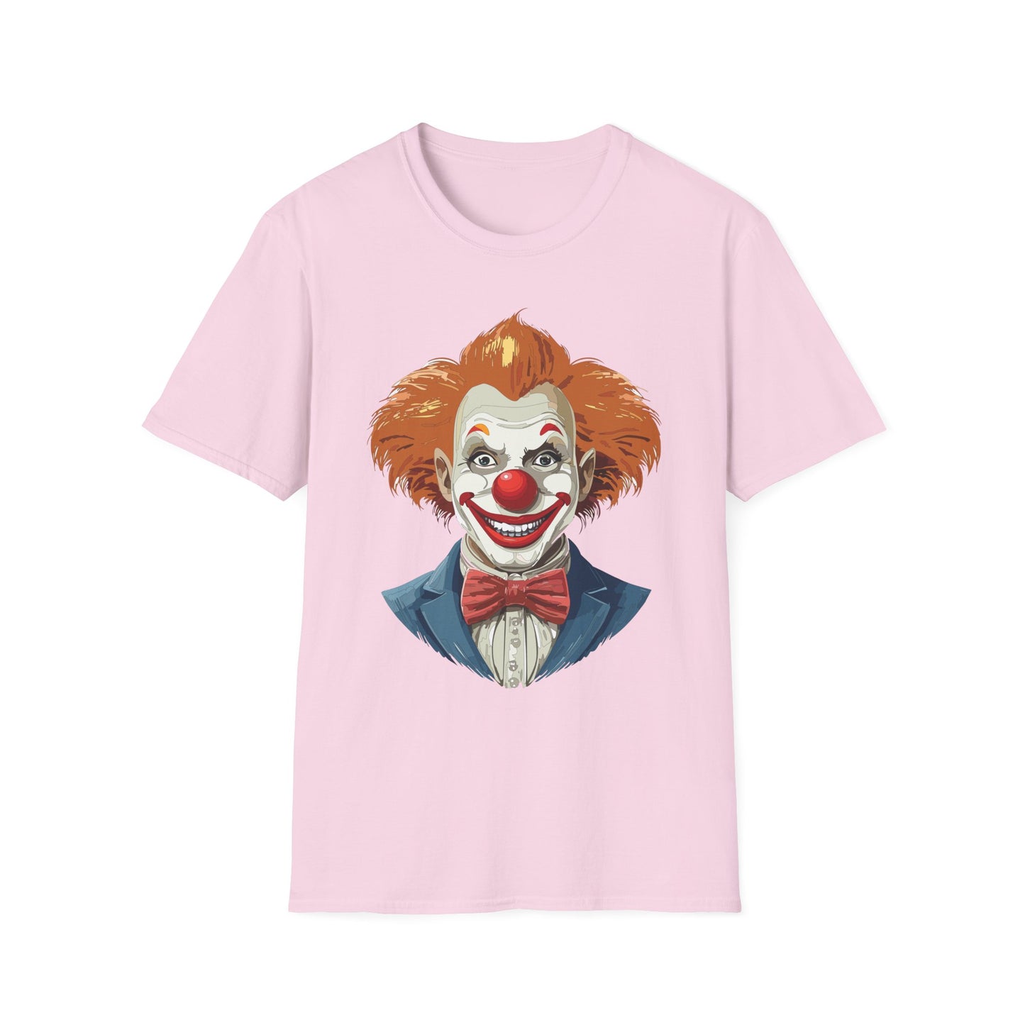 Clown Shirt, T Shirt with Clown, Funny Man Shirt, Tee Shirt with Funny Man, Circus Shirt, Shirt with Circus, Scary Man Shirt, Shirt with Scary Man