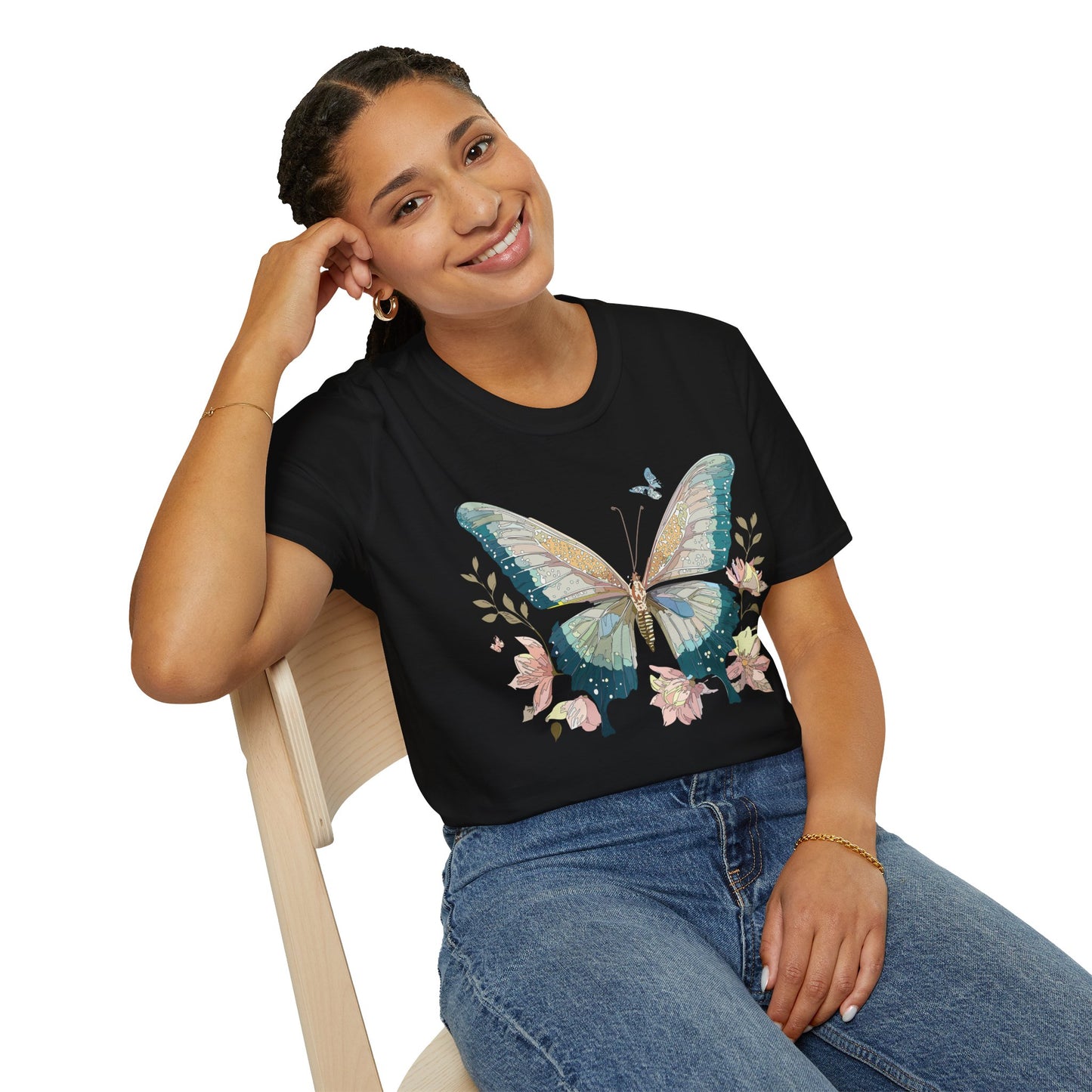 Butterfly Shirt, T Shirt with Butterfly, Monarch Shirt