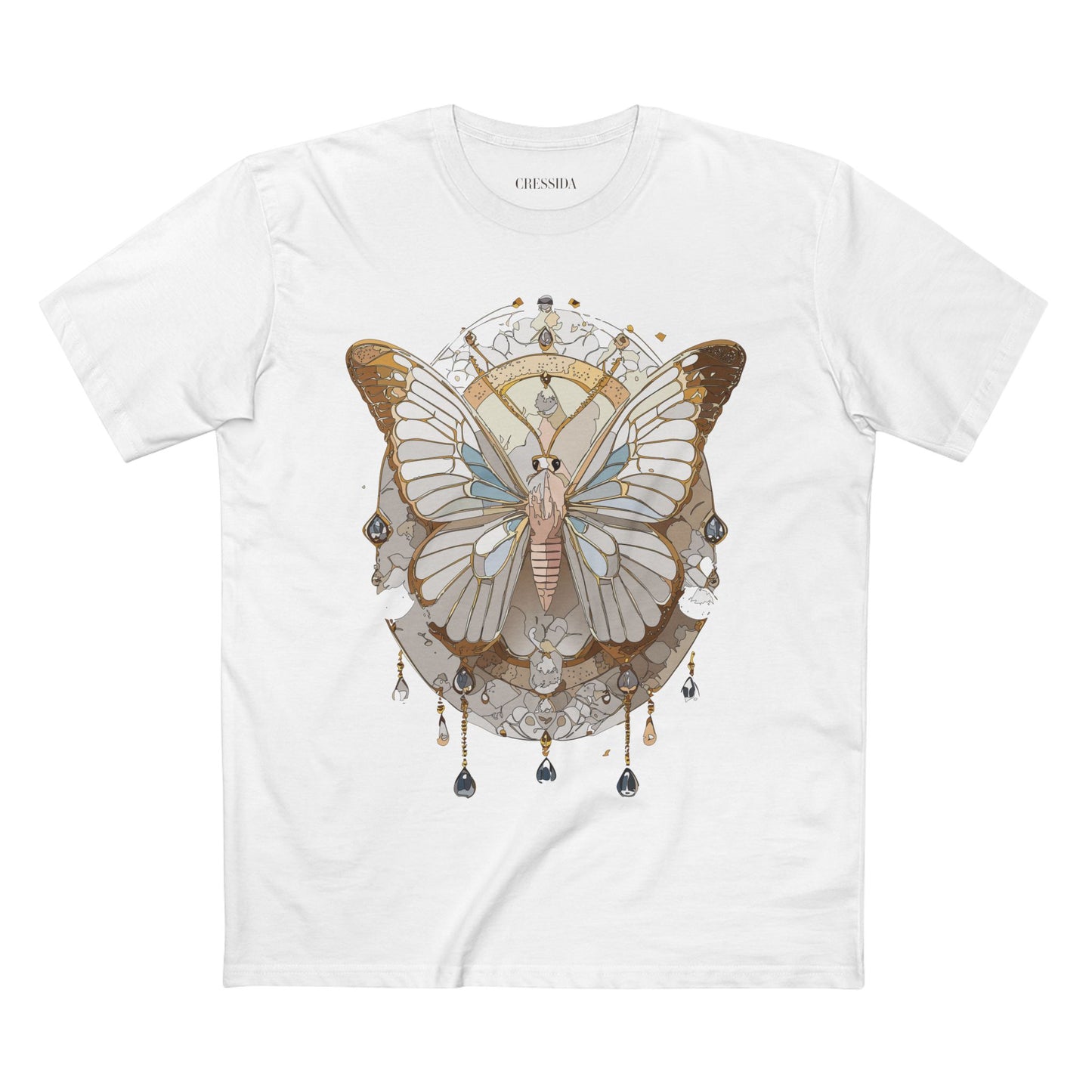 Butterfly shirt, Shirt with Butterfly, Tee Shirt with Antique Butterfly