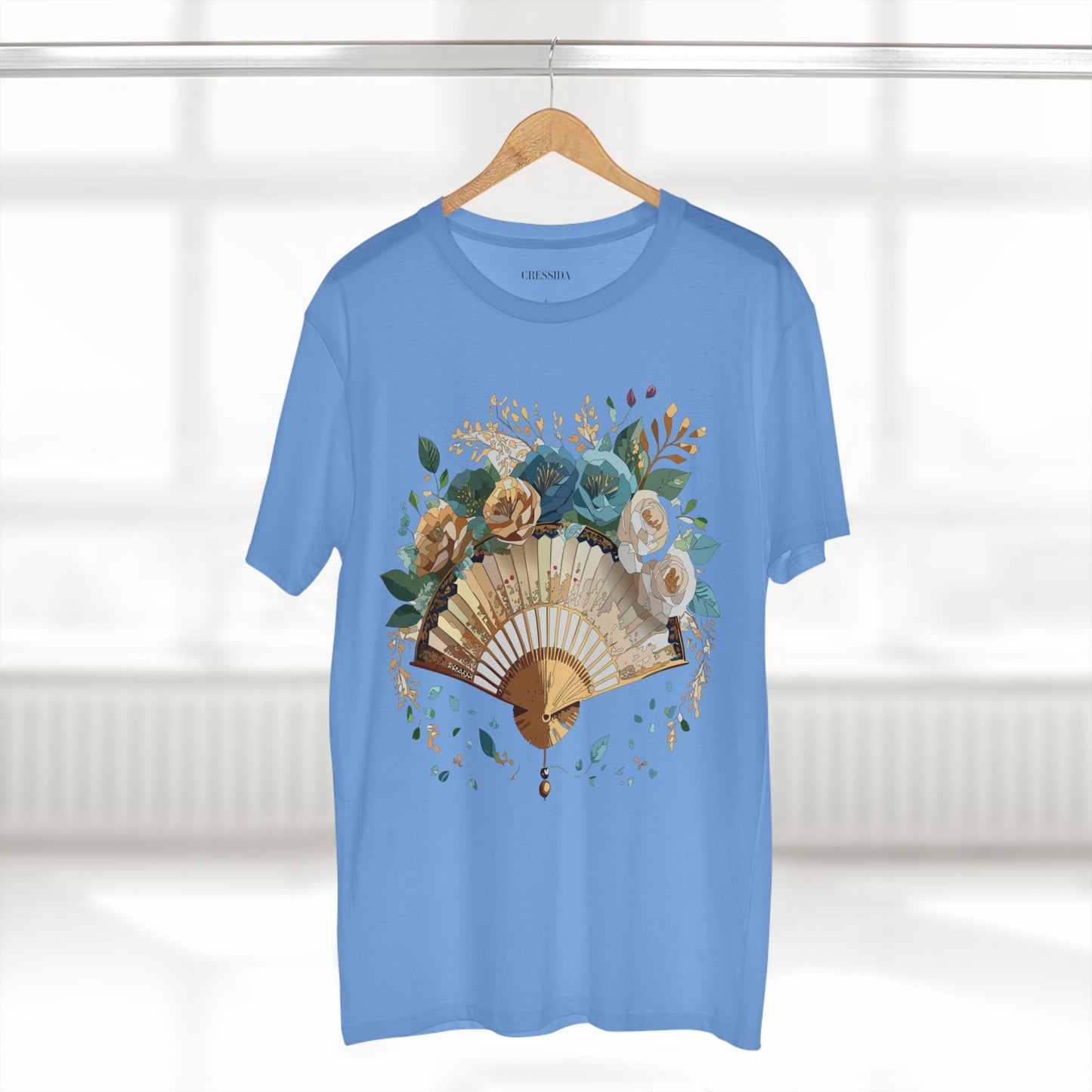 Fan shirt, Shirt with Fan, Tee Shirt with Antique Fan