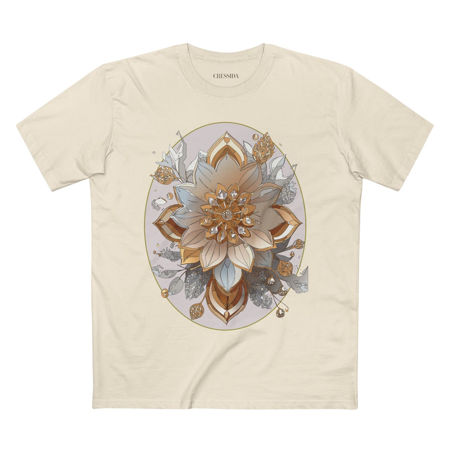 Floral Shirt, Shirt with Flower, Tee Shirt with Antique Flower