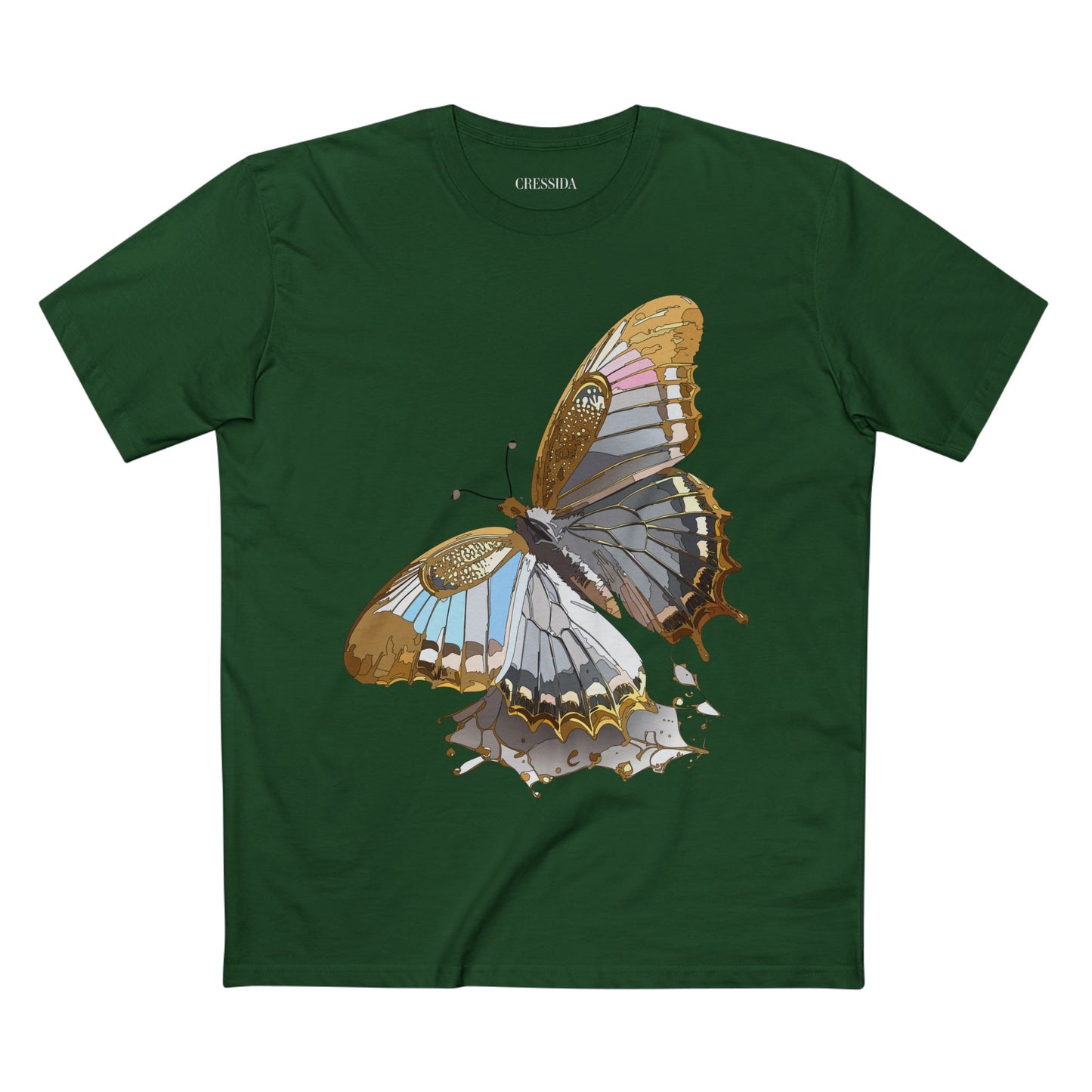 Butterfly shirt, Shirt with Butterfly, Tee Shirt with Antique Butterfly