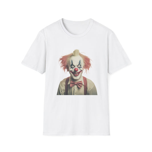 Clown Shirt, T Shirt with Clown, Funny Man Shirt, Tee Shirt with Funny Man, Circus Shirt, Shirt with Circus, Scary Man Shirt, Shirt with Scary Man