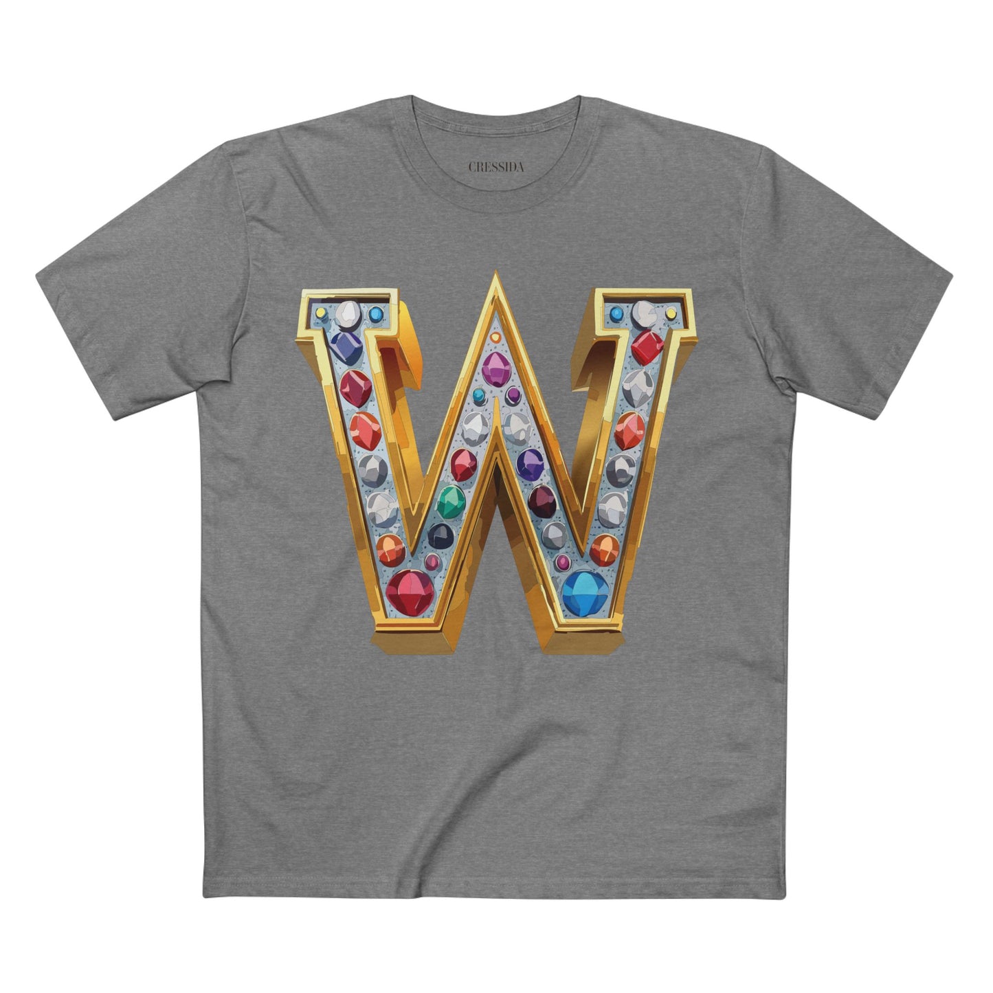 Letter Shirt, Shirt with Letters, Tee Shirt with Gold Letters