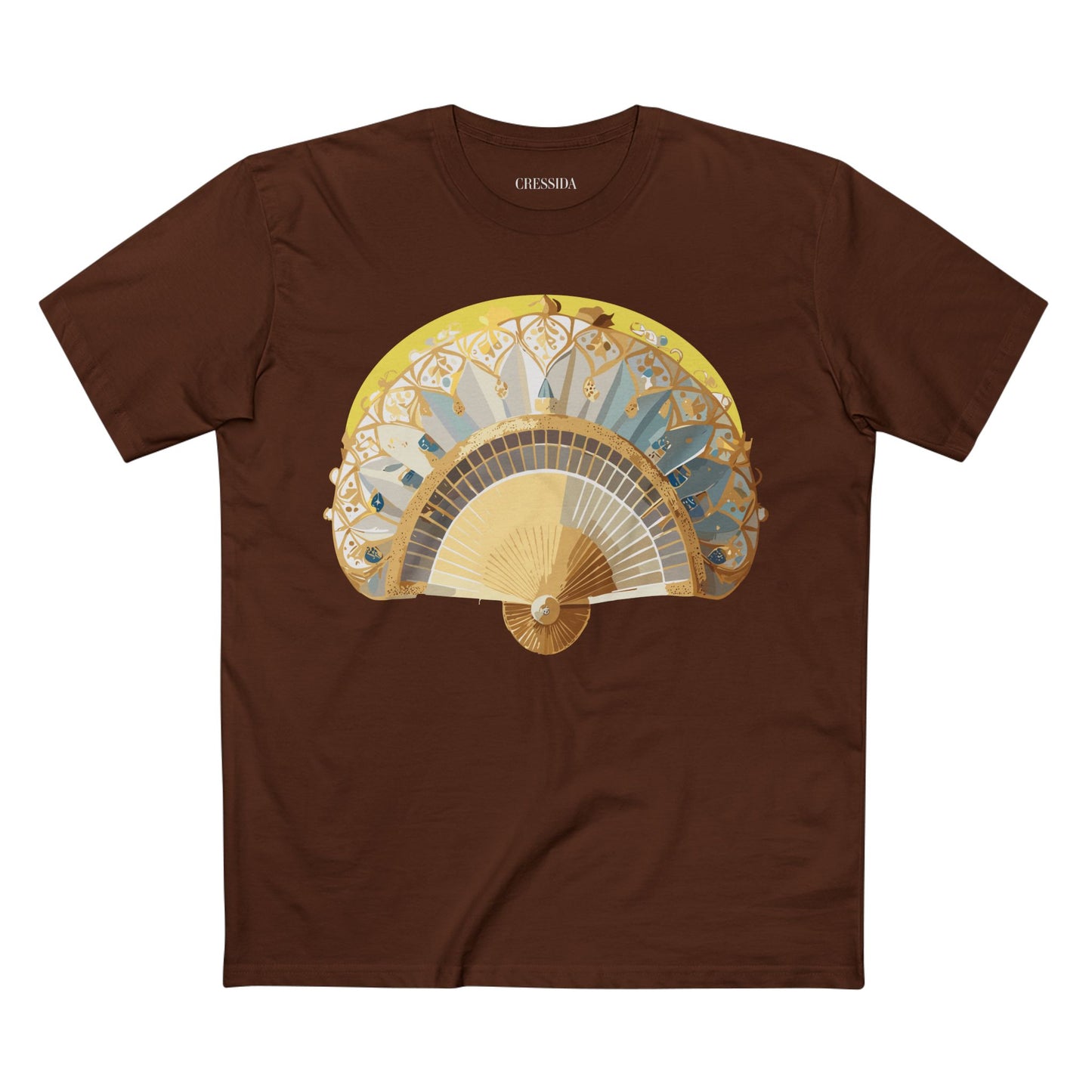 Fan shirt, Shirt with Fan, Tee Shirt with Antique Fan