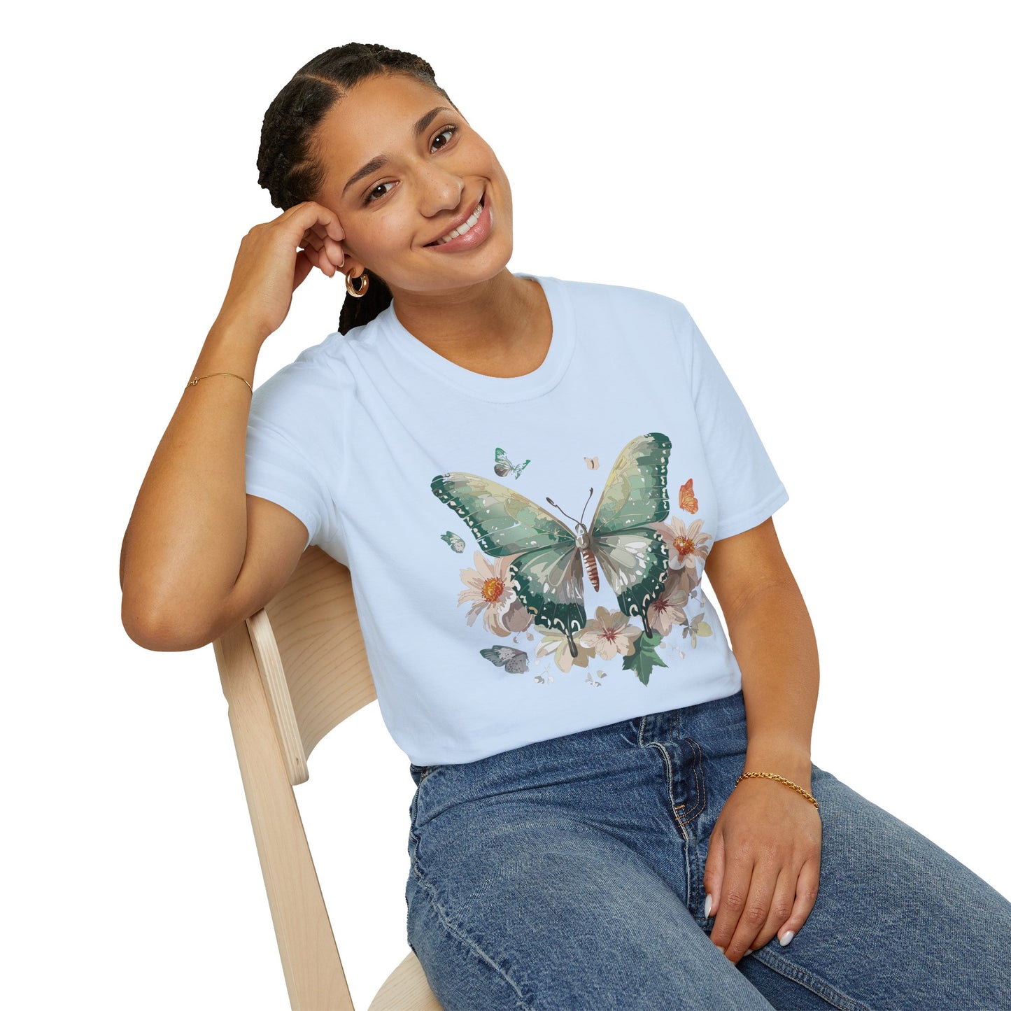 Butterfly Shirt, T Shirt with Butterfly, Monarch Shirt