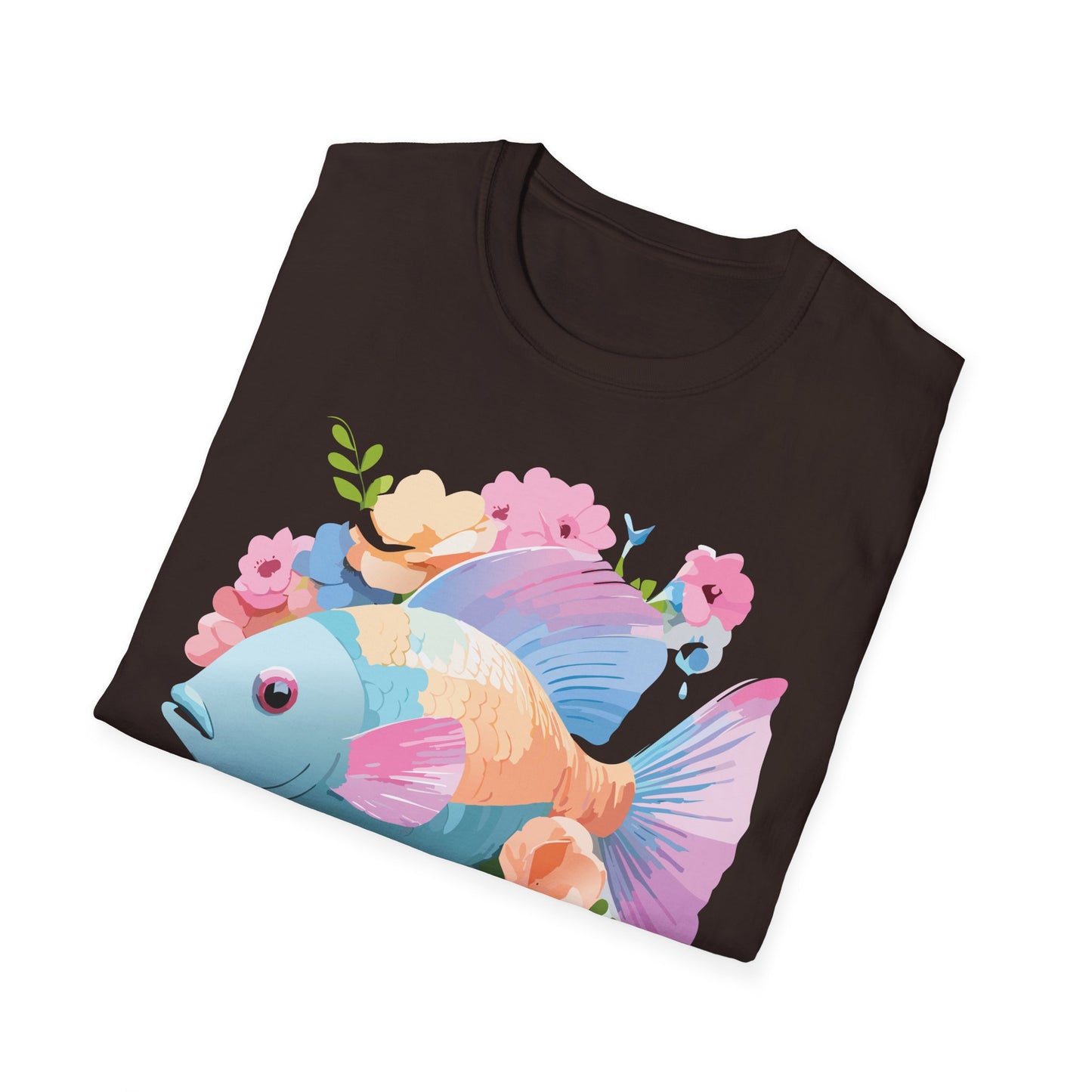 Fish Art Design Shirt, T Shirt with Fish, Graphic Shirt, Tee Shirt with Graphic Design, Shirt with Fish Graphic Art