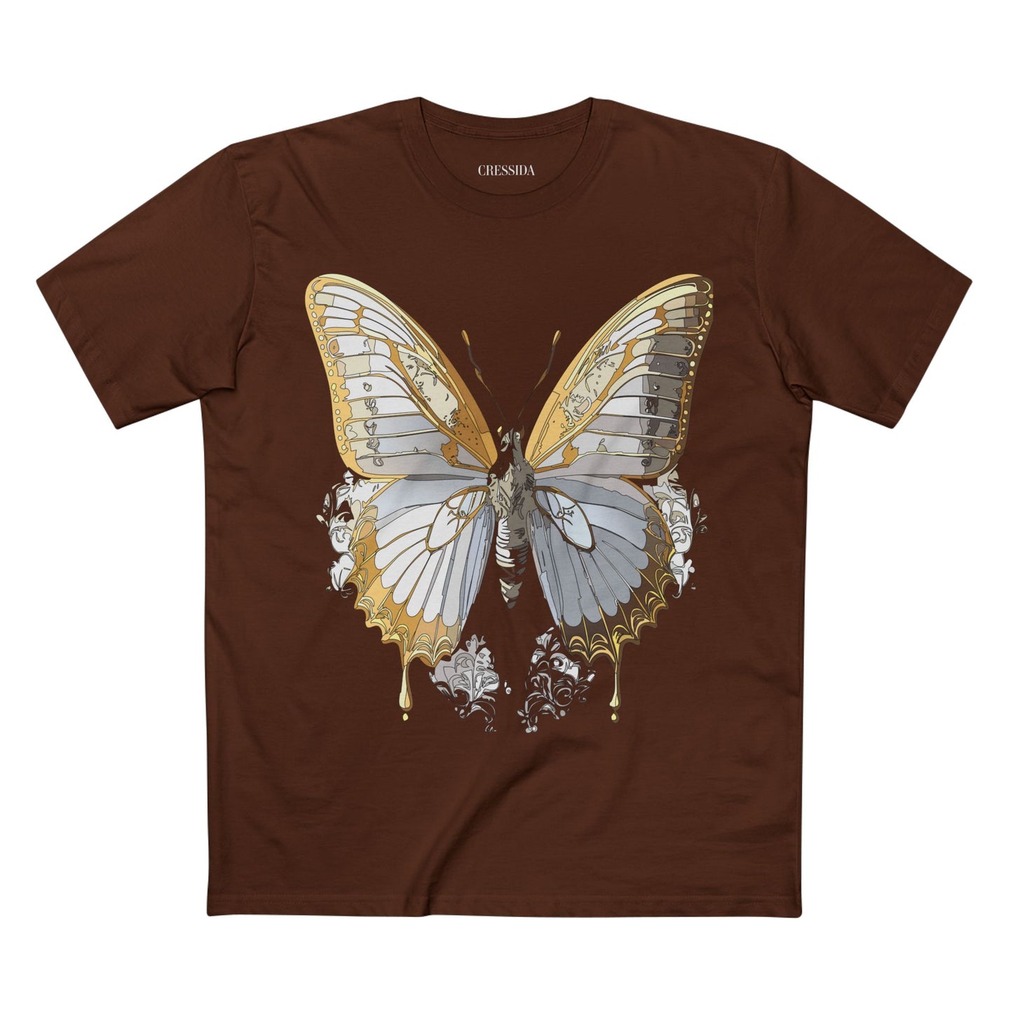Butterfly shirt, Shirt with Butterfly, Tee Shirt with Antique Butterfly