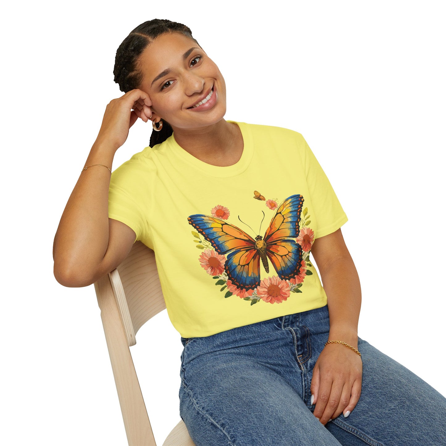 Butterfly Shirt, T Shirt with Butterfly, Monarch Shirt