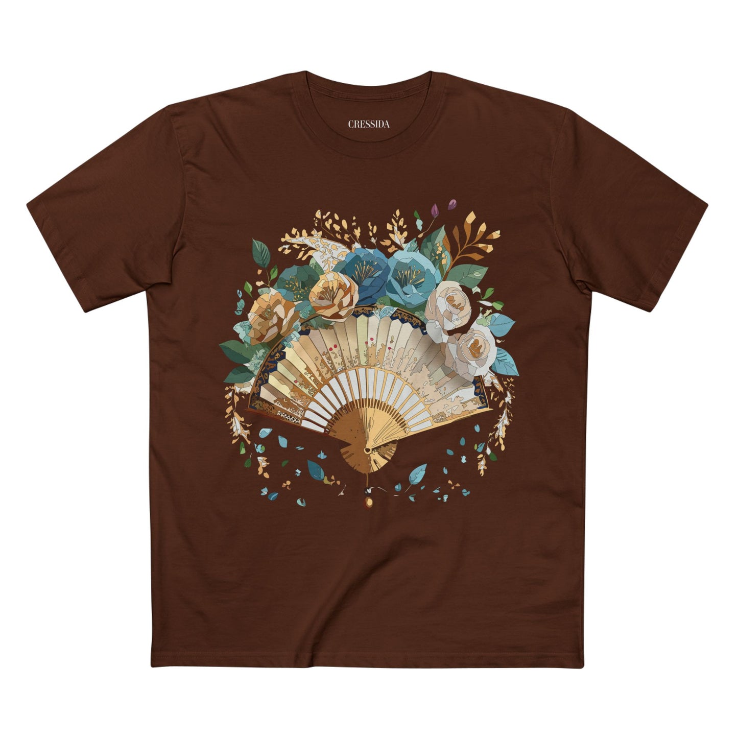 Fan shirt, Shirt with Fan, Tee Shirt with Antique Fan