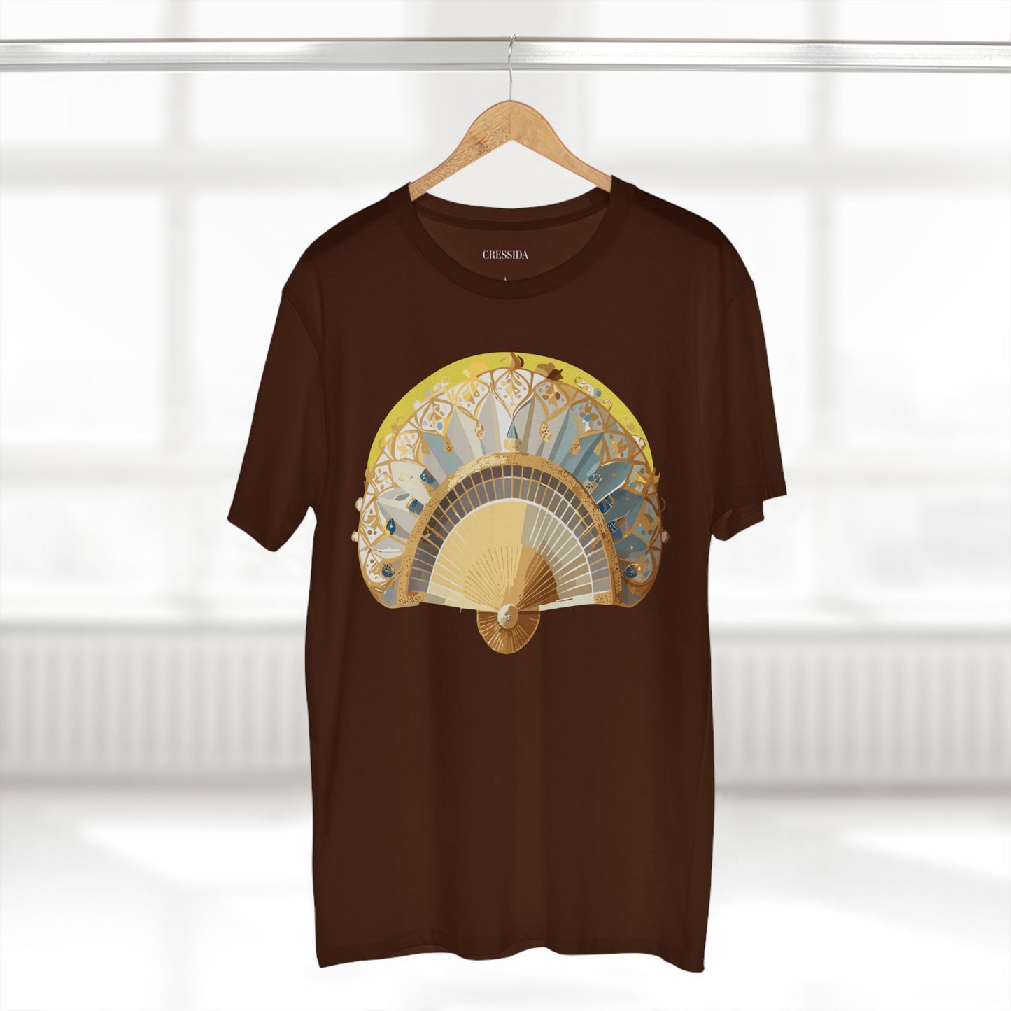 Fan shirt, Shirt with Fan, Tee Shirt with Antique Fan