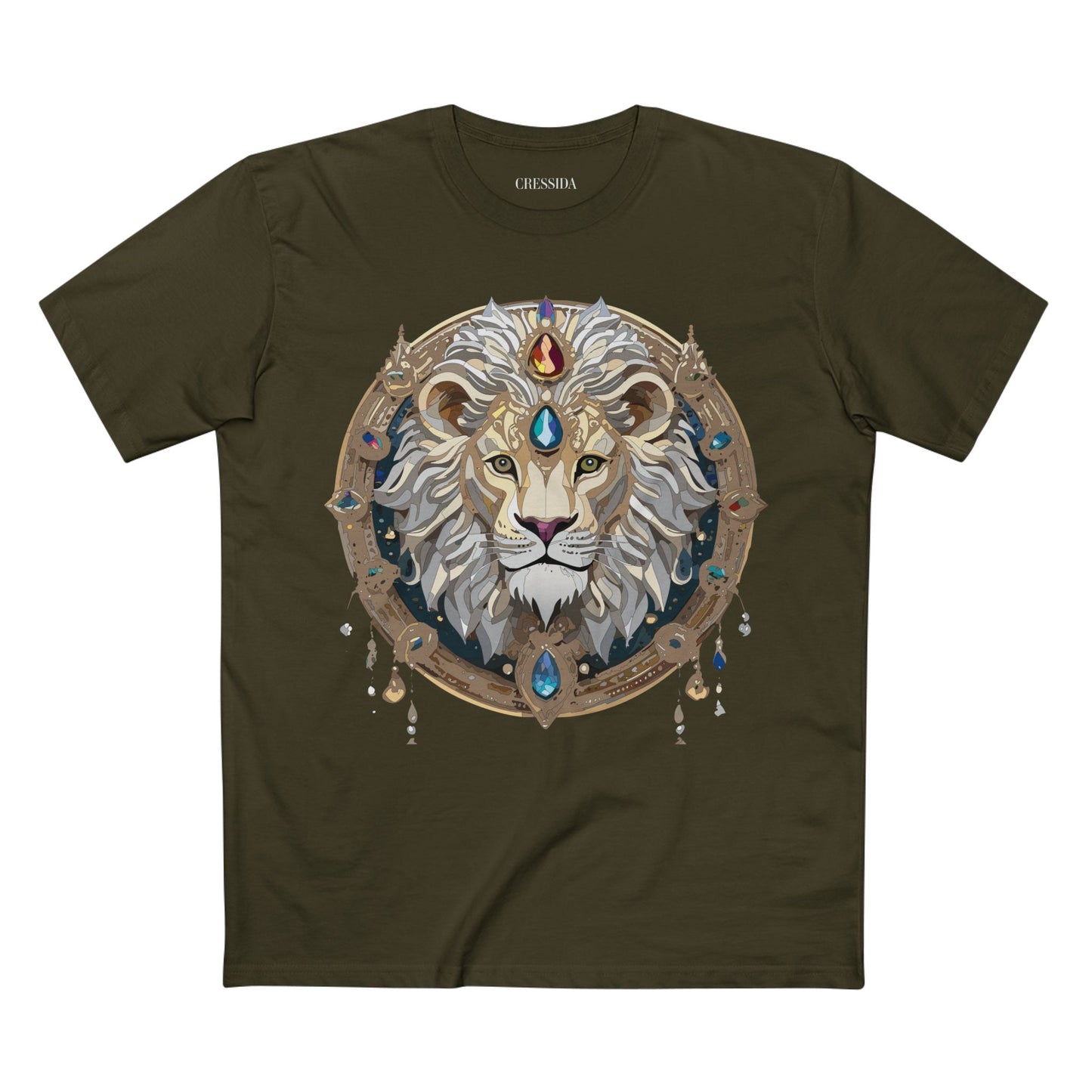 Animal Shirt, Shirt with Animals, Tee Shirt with Antique Animal Medallion