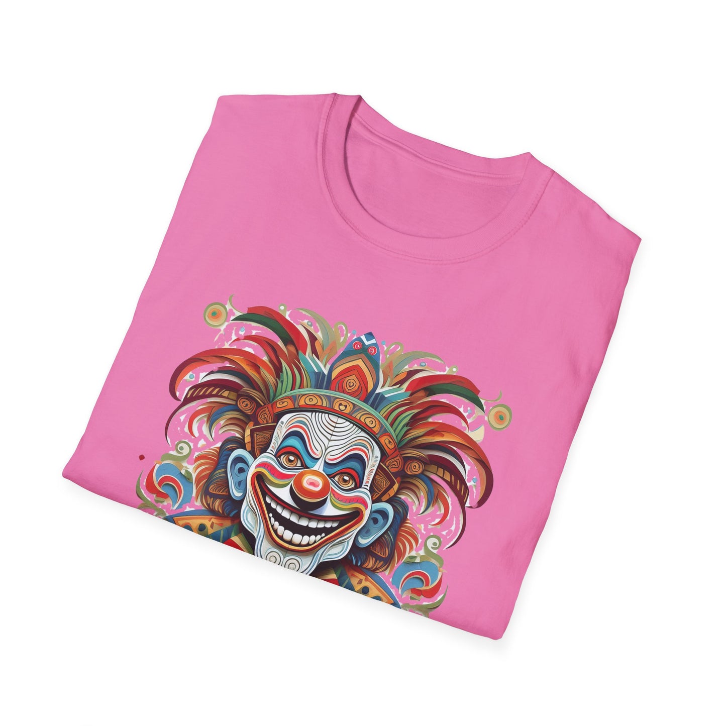 Clown Shirt, T Shirt with Clown, Funny Man Shirt, Tee Shirt with Funny Man, Circus Shirt, Shirt with Circus, Scary Man Shirt, Shirt with Scary Man