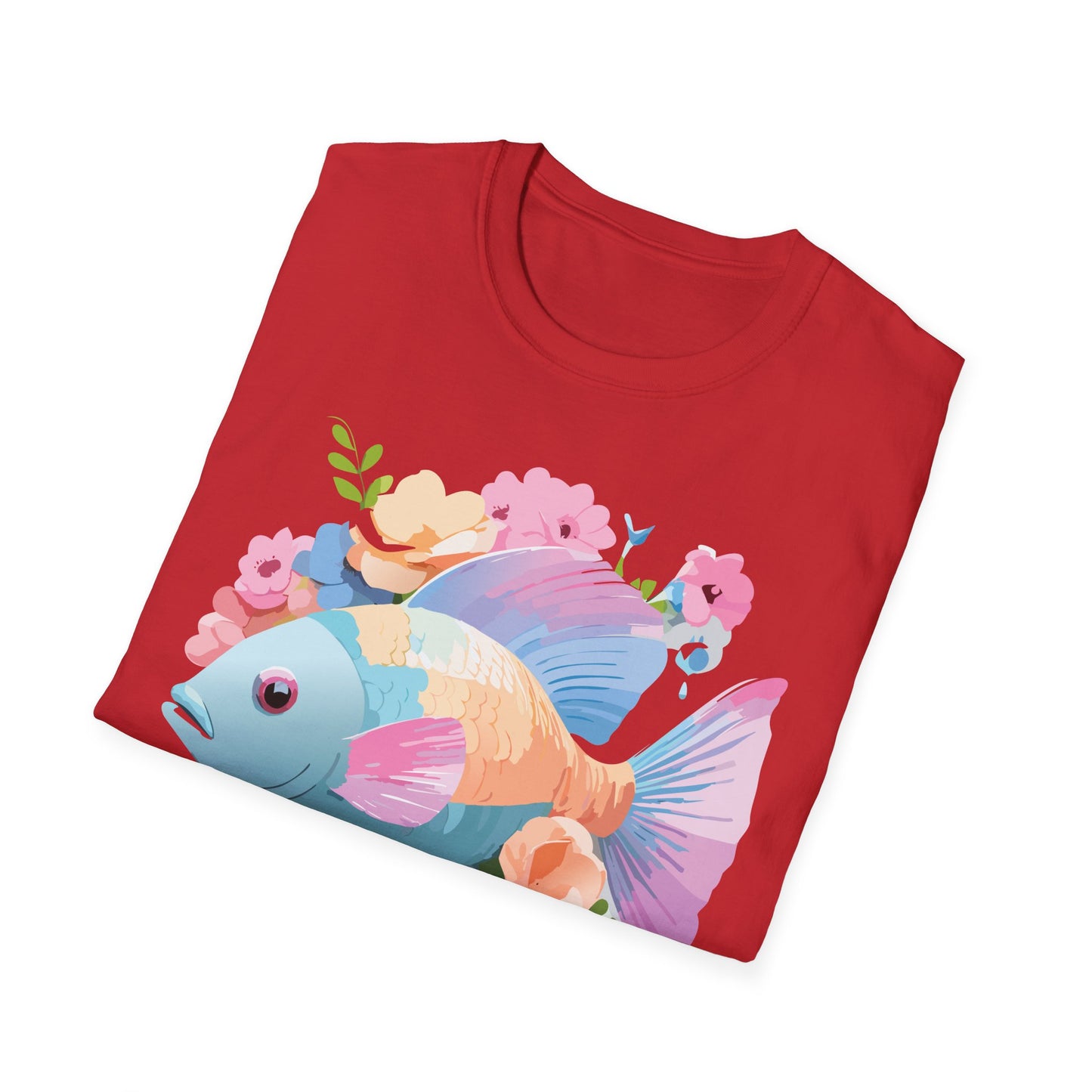 Fish Art Design Shirt, T Shirt with Fish, Graphic Shirt, Tee Shirt with Graphic Design, Shirt with Fish Graphic Art