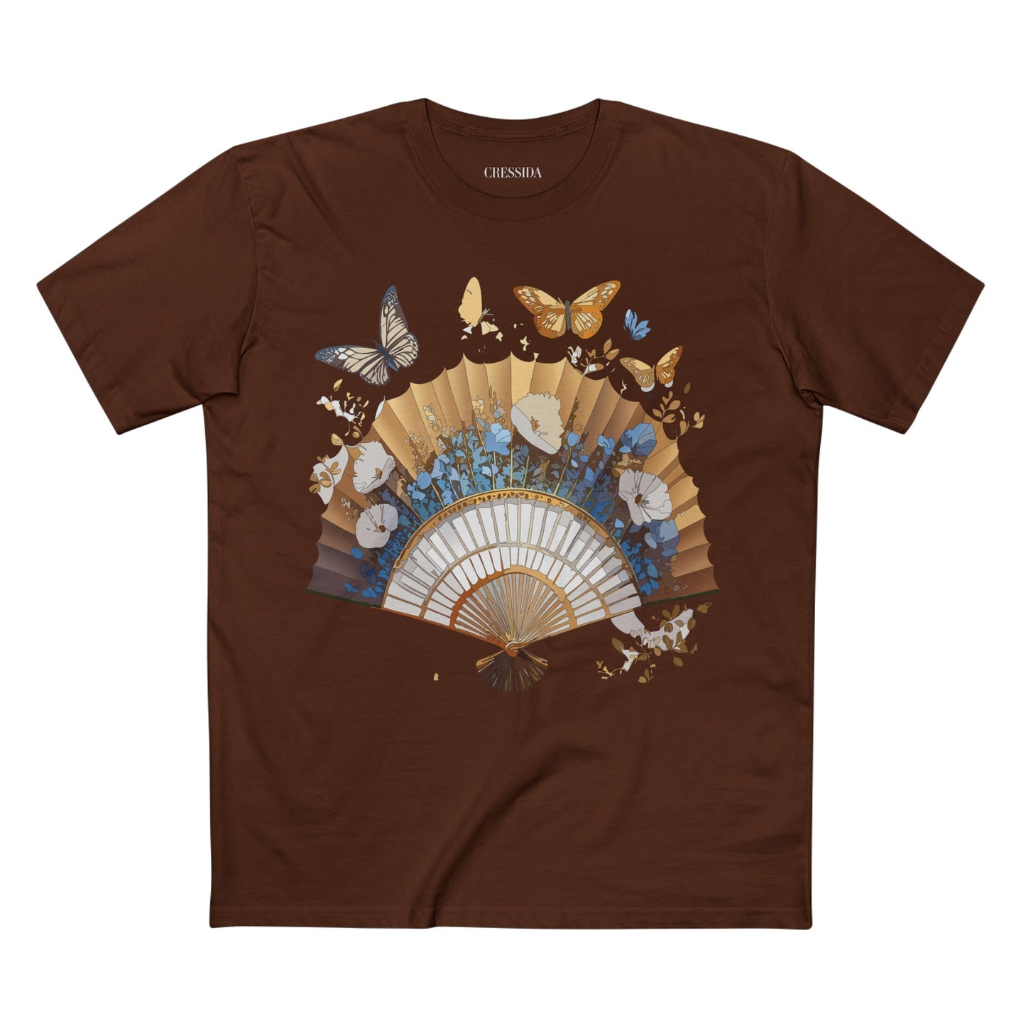 Fan shirt, Shirt with Fan, Tee Shirt with Antique Fan