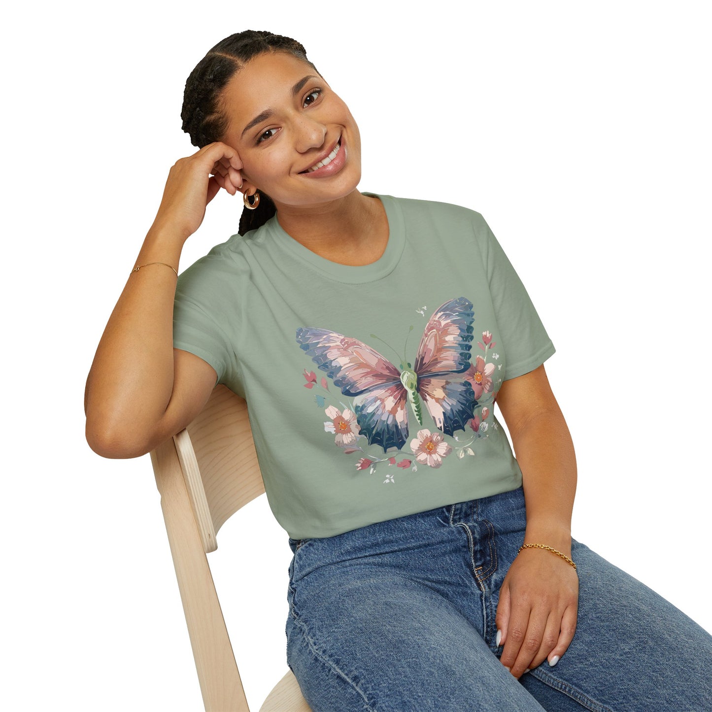 Butterfly Shirt, T Shirt with Butterfly, Monarch Shirt