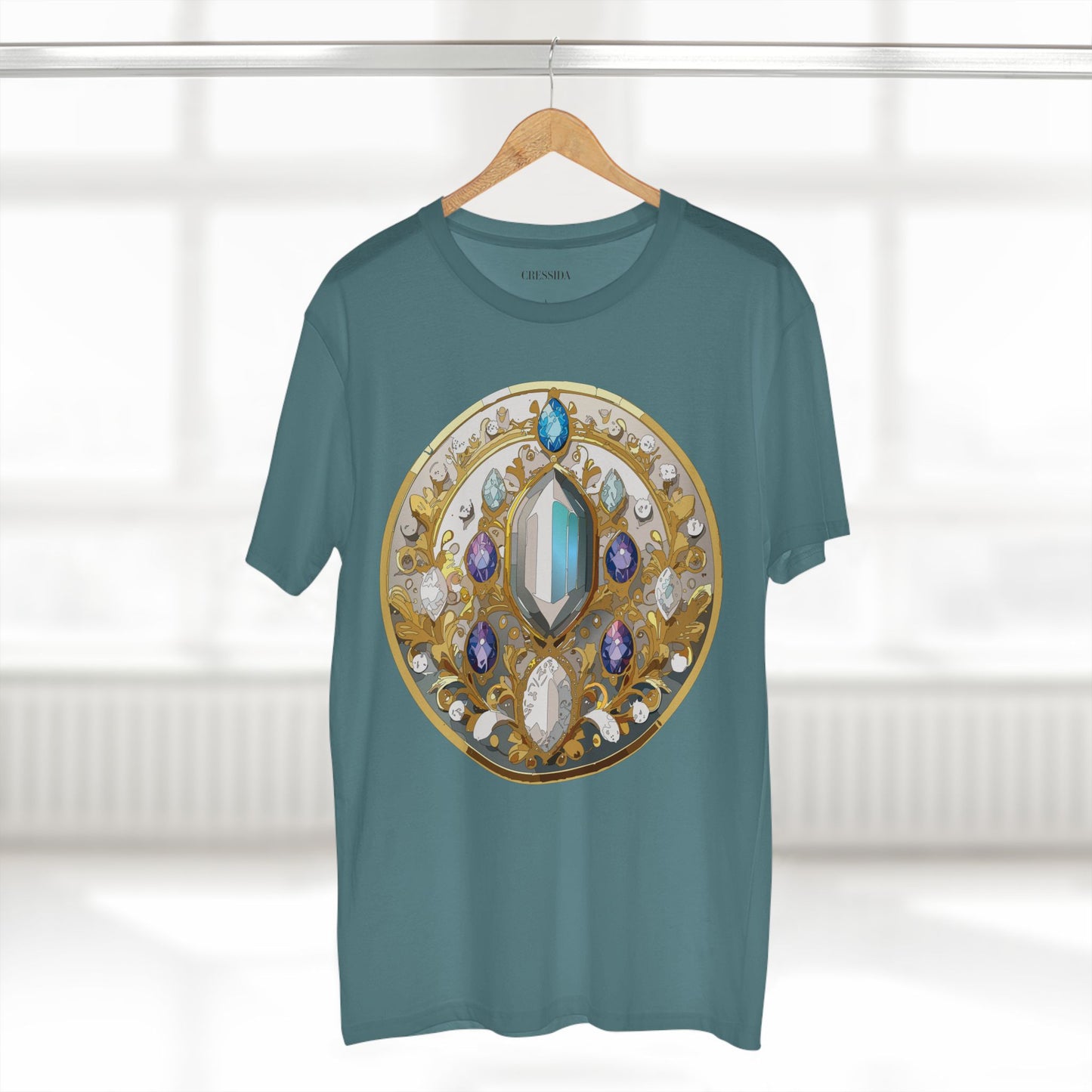 Medallion Shirt, Shirt with Medallion, Tee Shirt with Medal