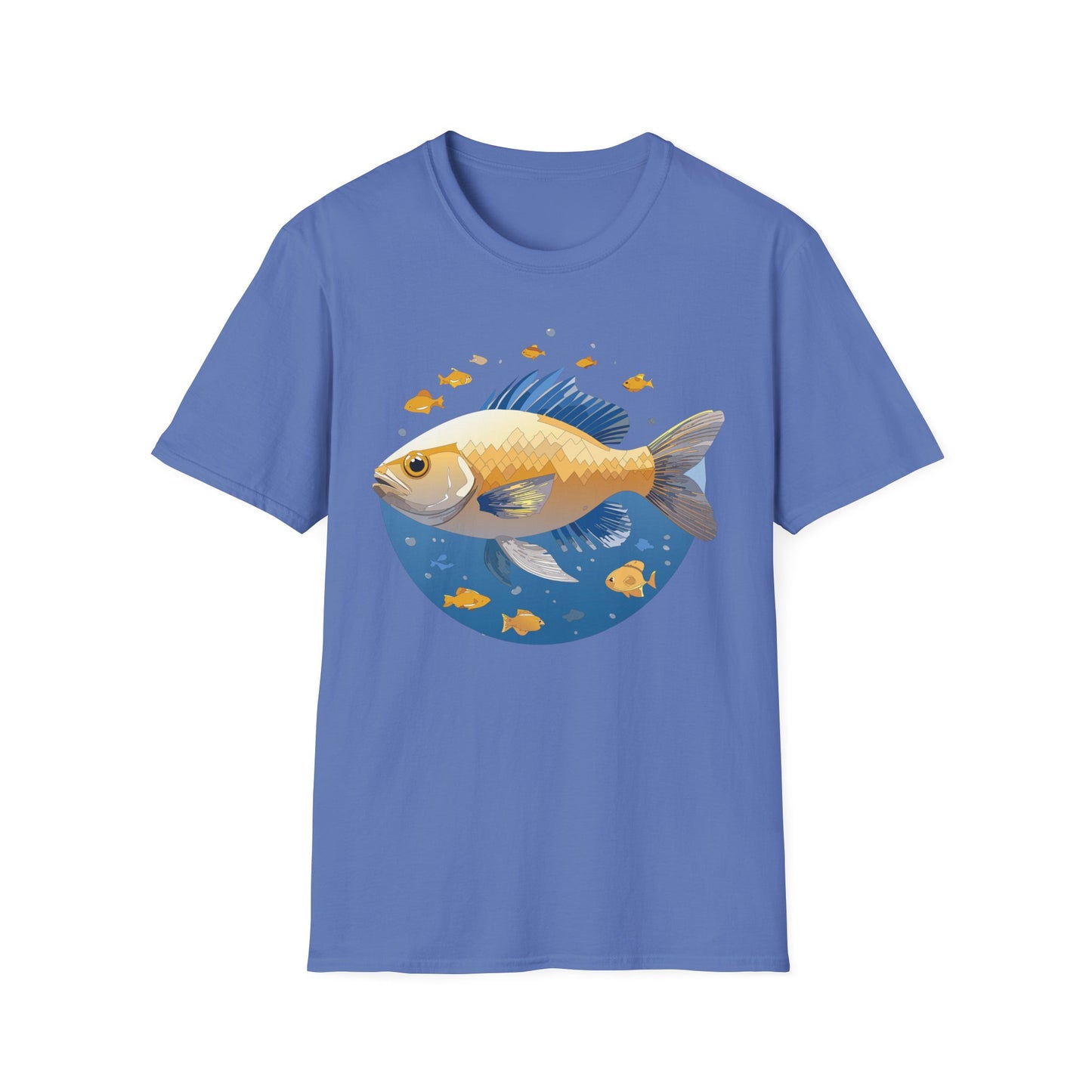 Fish Art Design Shirt, T Shirt with Fish, Graphic Shirt, Tee Shirt with Graphic Design, Shirt with Fish Graphic Art