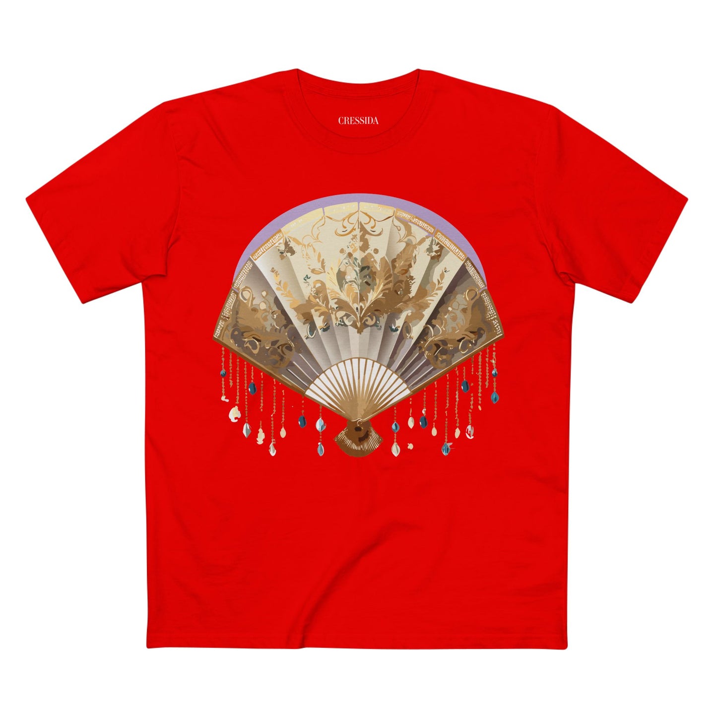 Fan shirt, Shirt with Fan, Tee Shirt with Antique Fan