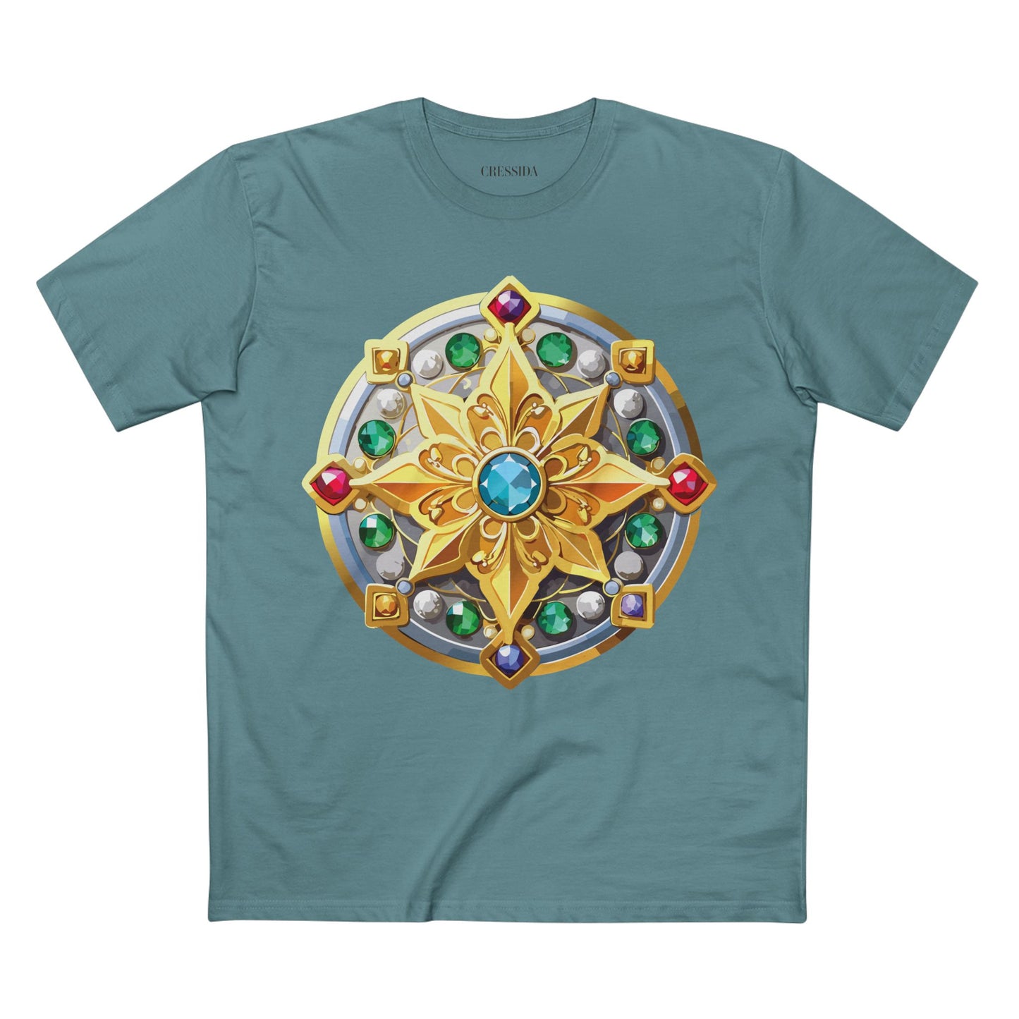 Medallion Shirt, Shirt with Medallion, Tee Shirt with Medal