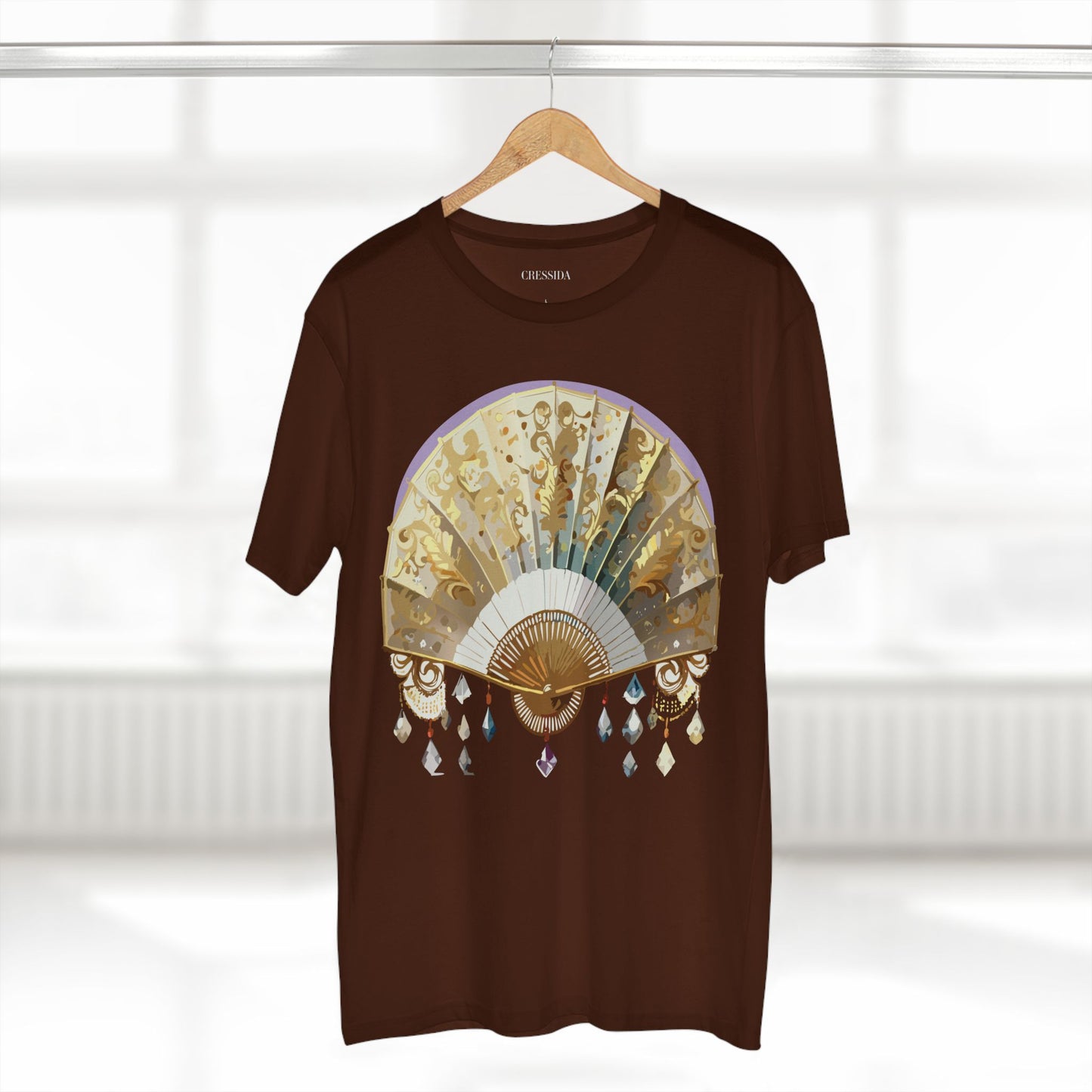 Fan shirt, Shirt with Fan, Tee Shirt with Antique Fan