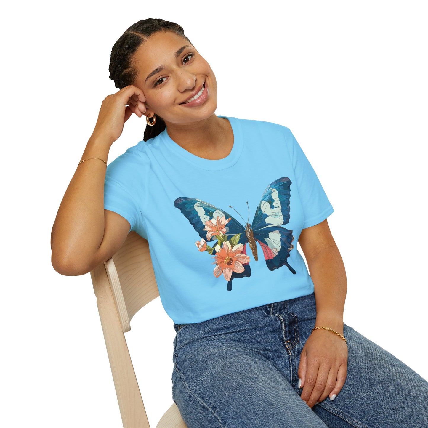 Butterfly Shirt, T Shirt with Butterfly, Monarch Shirt