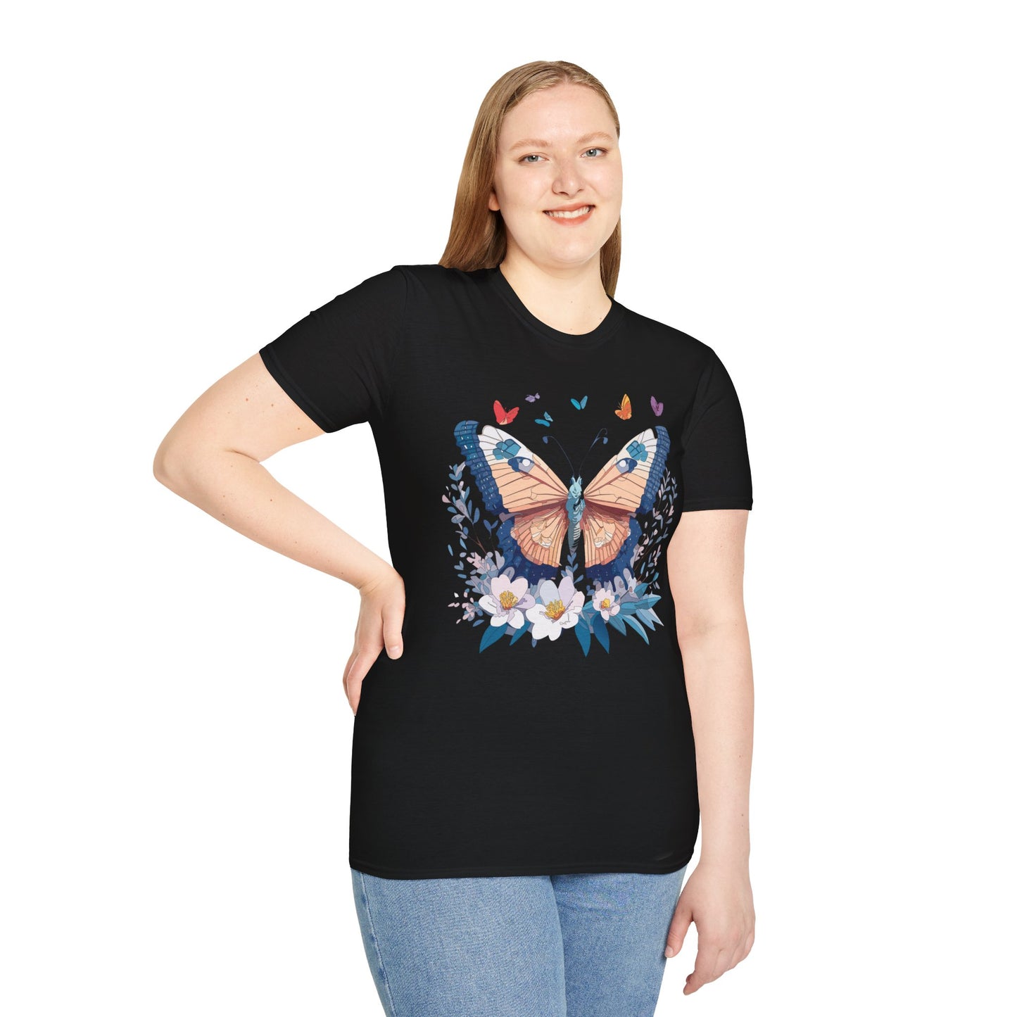 Butterfly Shirt, T Shirt with Butterfly, Monarch Shirt