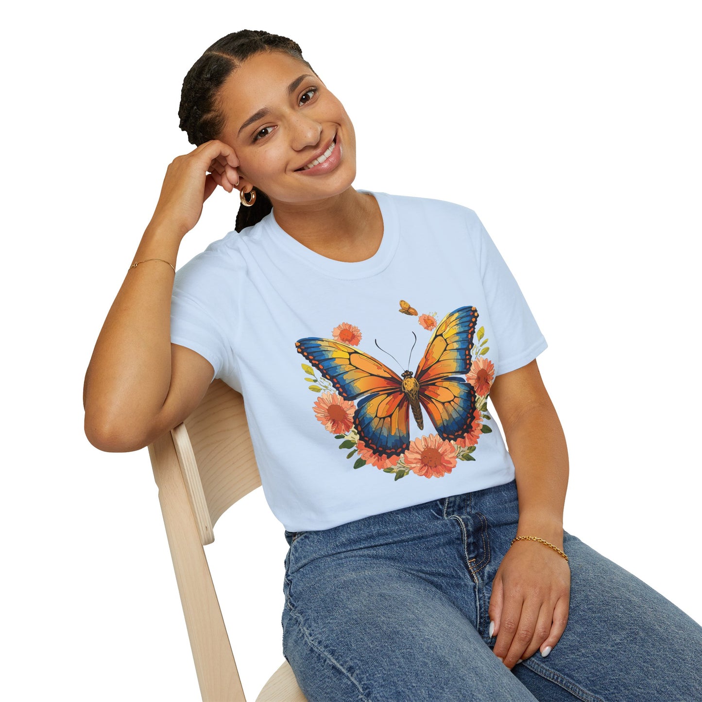 Butterfly Shirt, T Shirt with Butterfly, Monarch Shirt