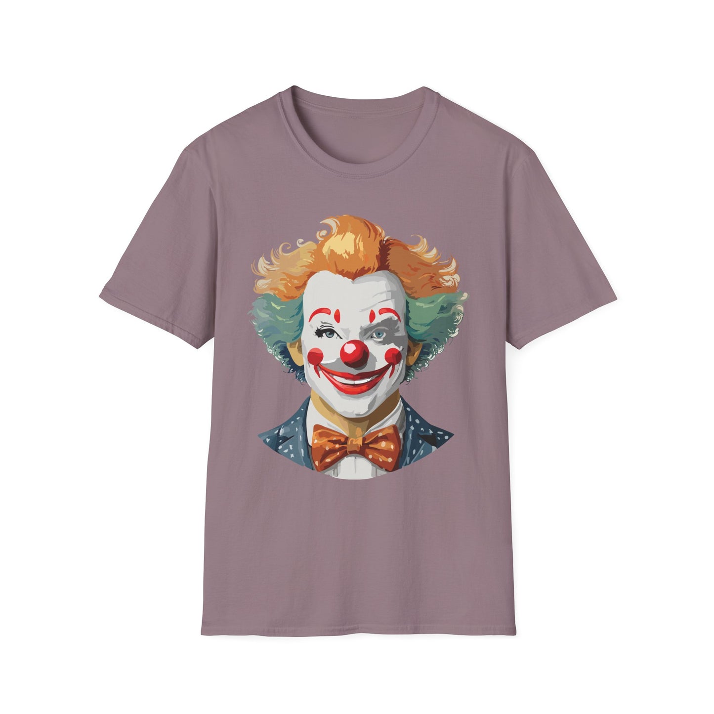 Clown Shirt, T Shirt with Clown, Funny Man Shirt, Tee Shirt with Funny Man, Circus Shirt, Shirt with Circus, Scary Man Shirt, Shirt with Scary Man