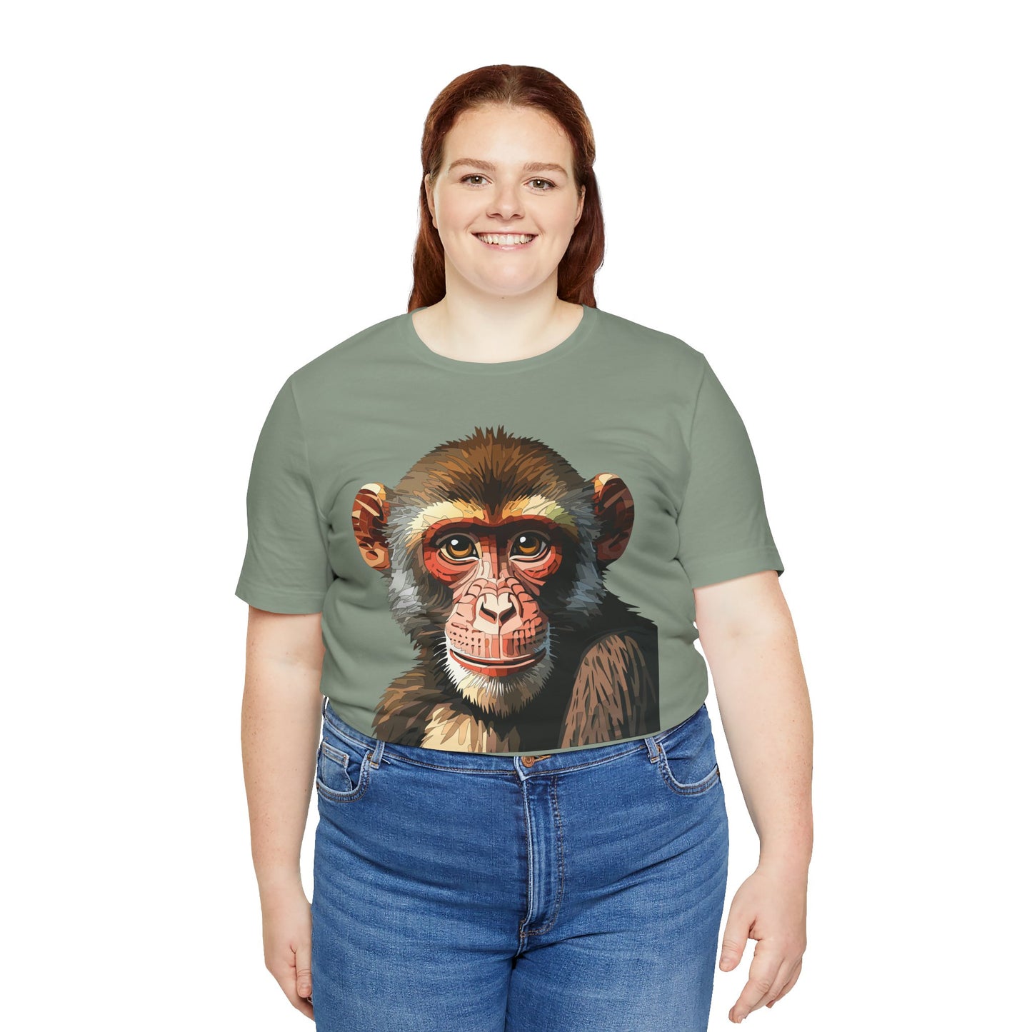 Unisex Animal Shirt, Tee Shirt with Animals, Art Design Tee Shirt, Wild Animals Shirt