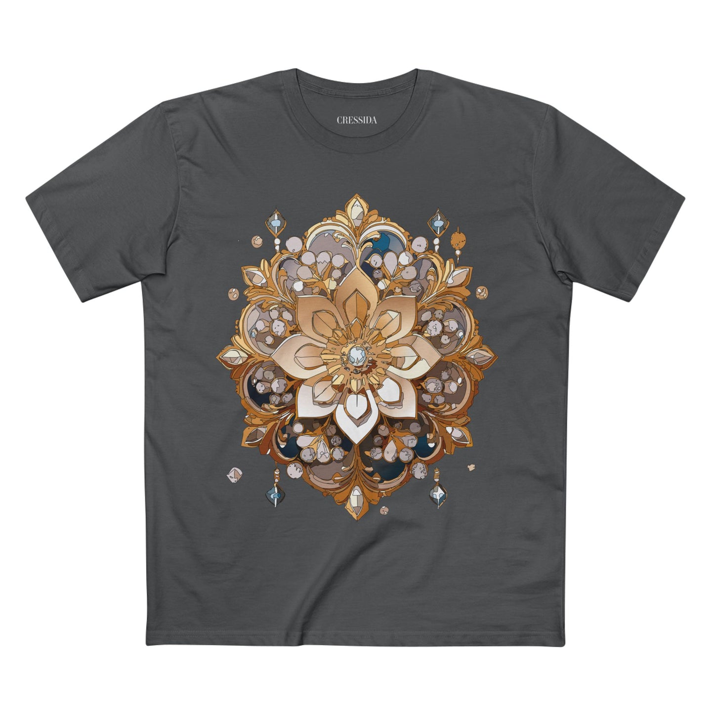 Floral Shirt, Shirt with Flower, Tee Shirt with Antique Flower